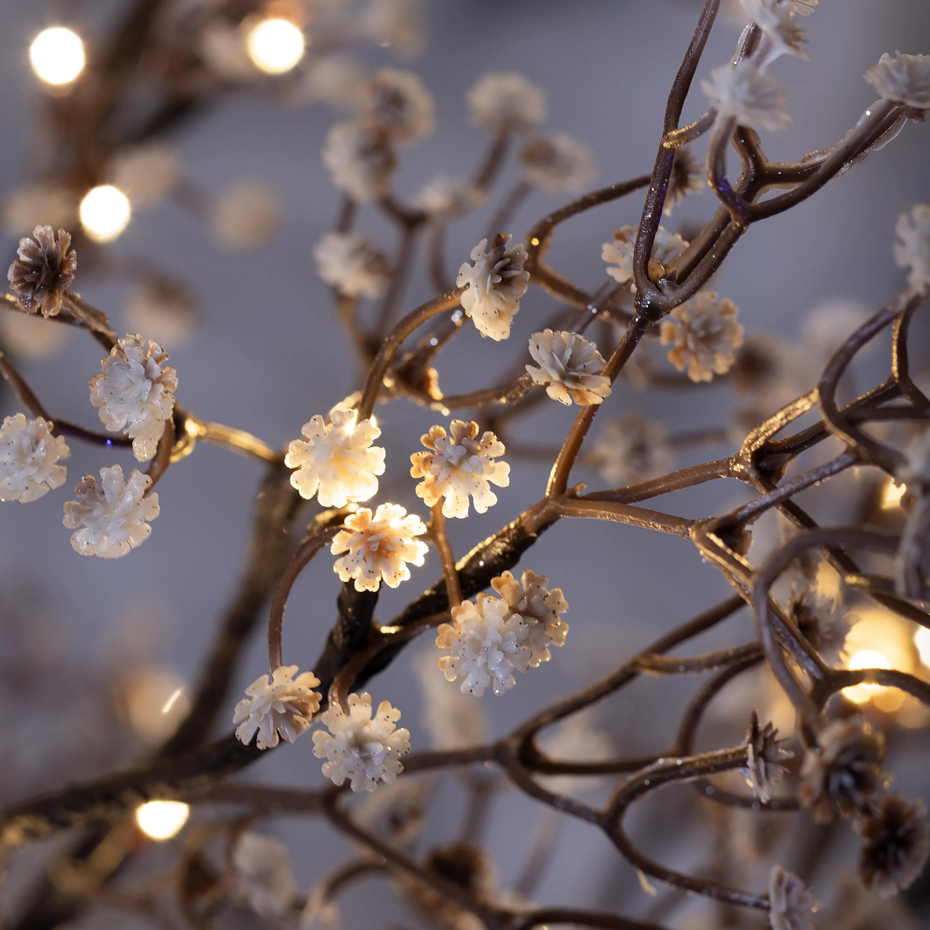 Small Indoor/Outdoor Electric Lighted Baby's Breath Tree, 4'H - Image 4
