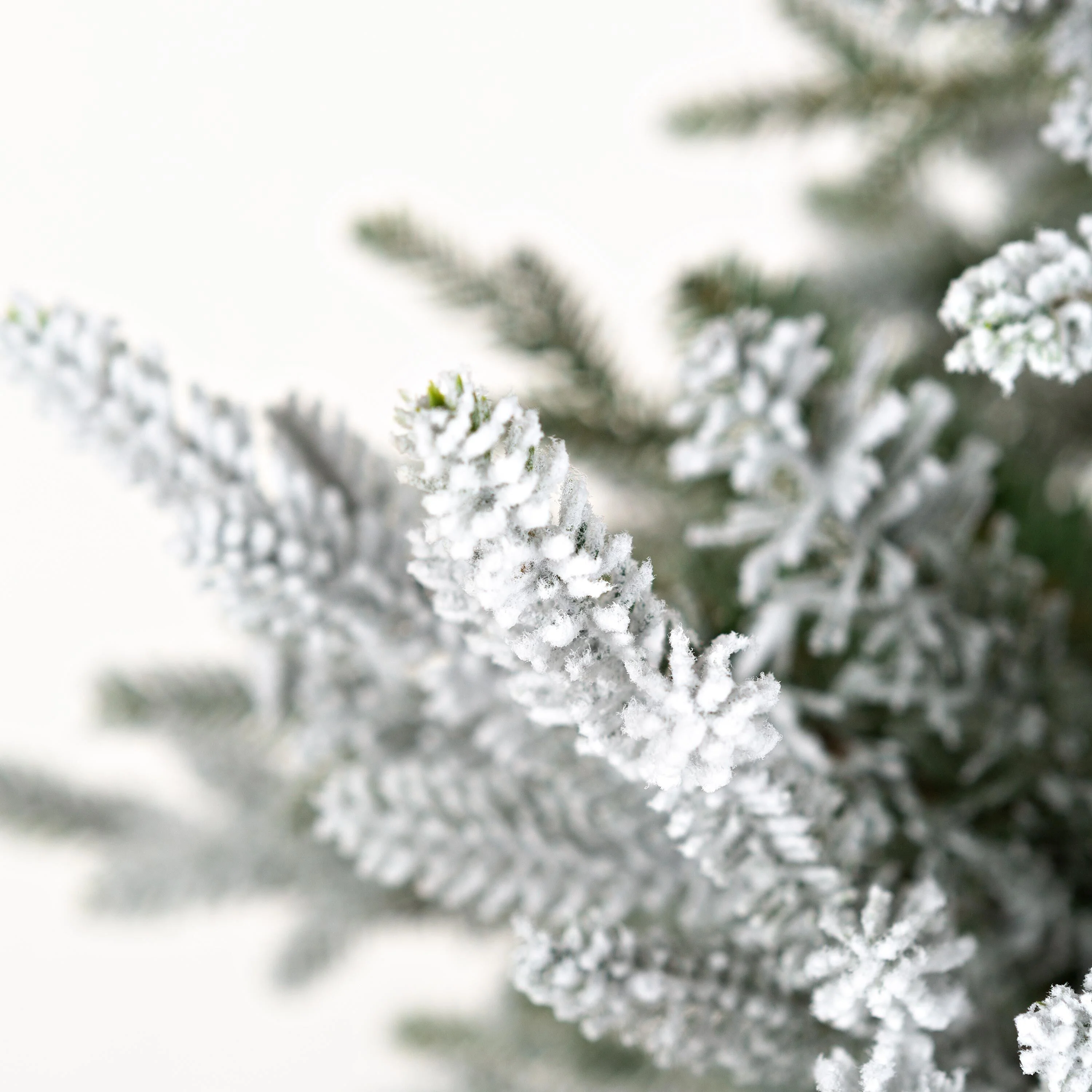 Flocked Roanoke Spruce Christmas Tree - Image 4