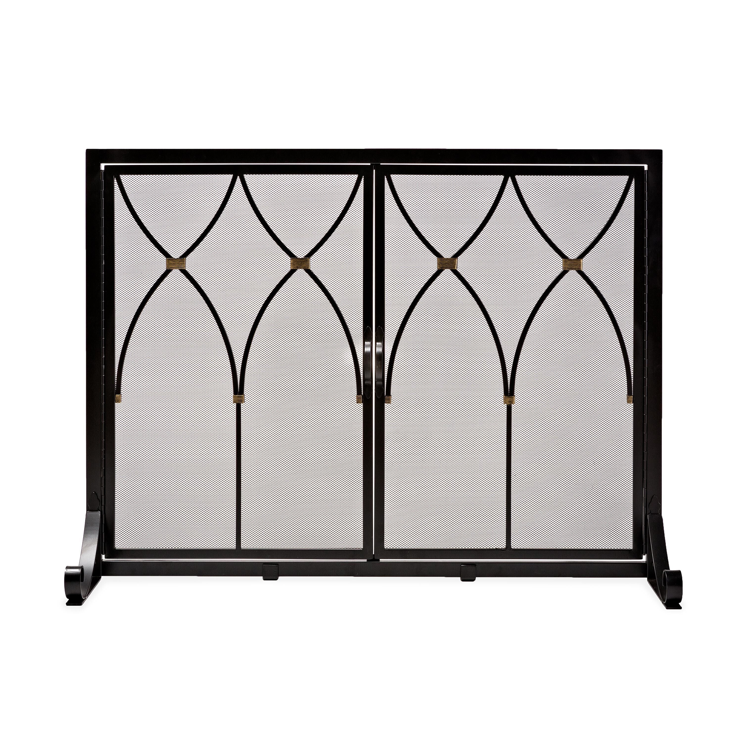 Small Winchester Fireplace Screen with Doors - Image 5
