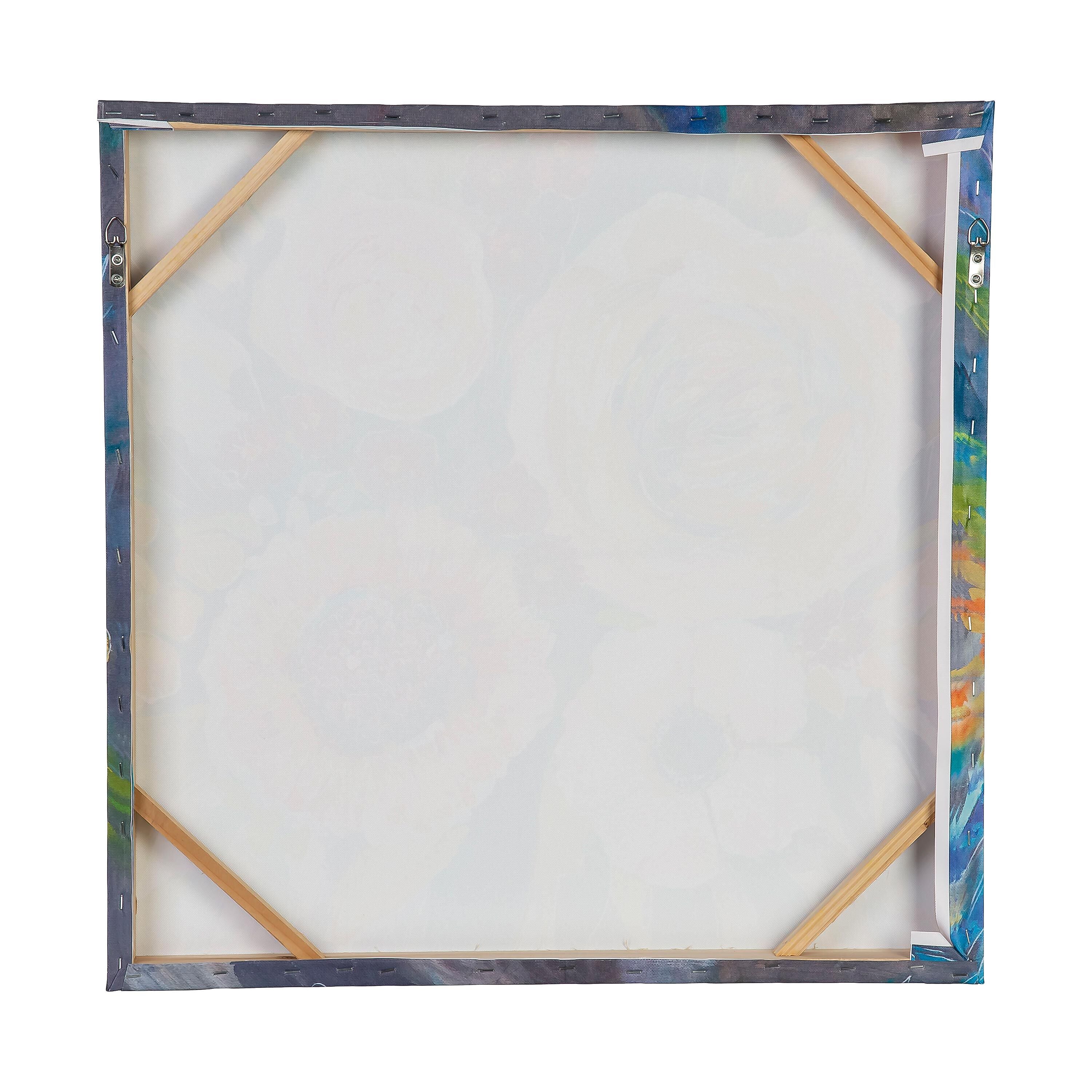 24" H x 24" L Outdoor Canvas, Colorful Flower Bouquet - Image 4