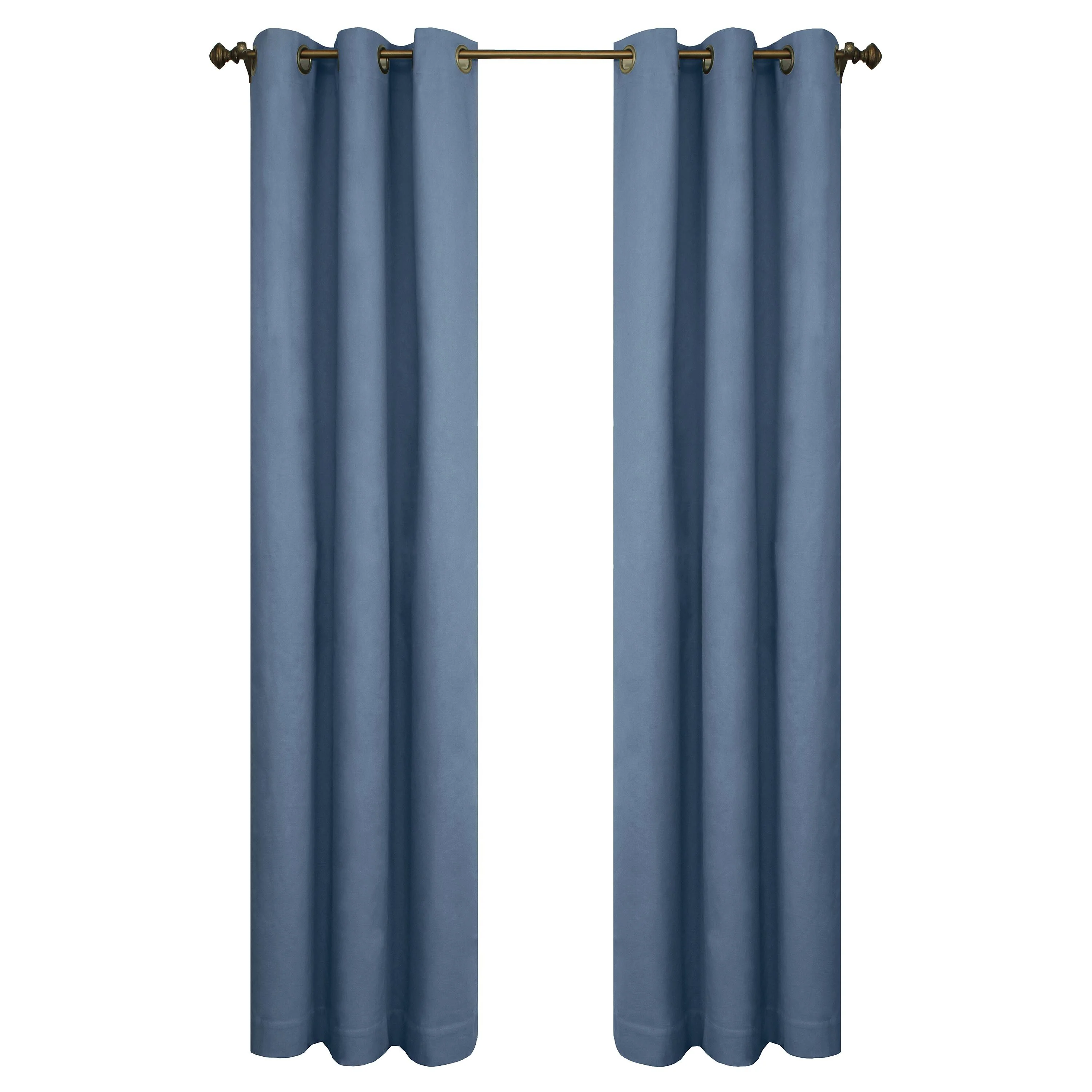 63"L Thermalogic Energy Efficient Insulated Solid Grommet-Top Curtain Pair - Image 4