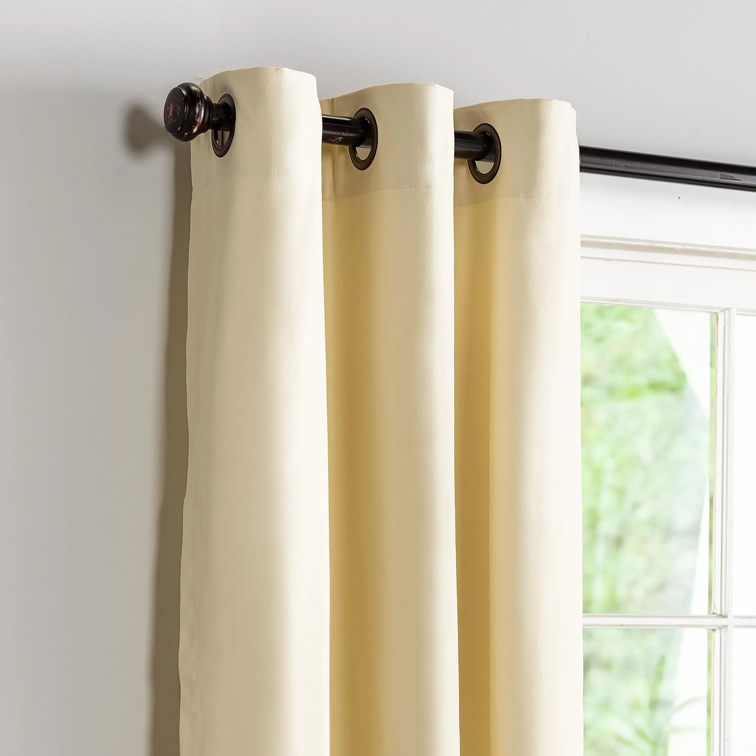 84"L Double-Width Thermalogic Energy Efficient Insulated Solid Grommet-Top Curtain Pair - Image 3