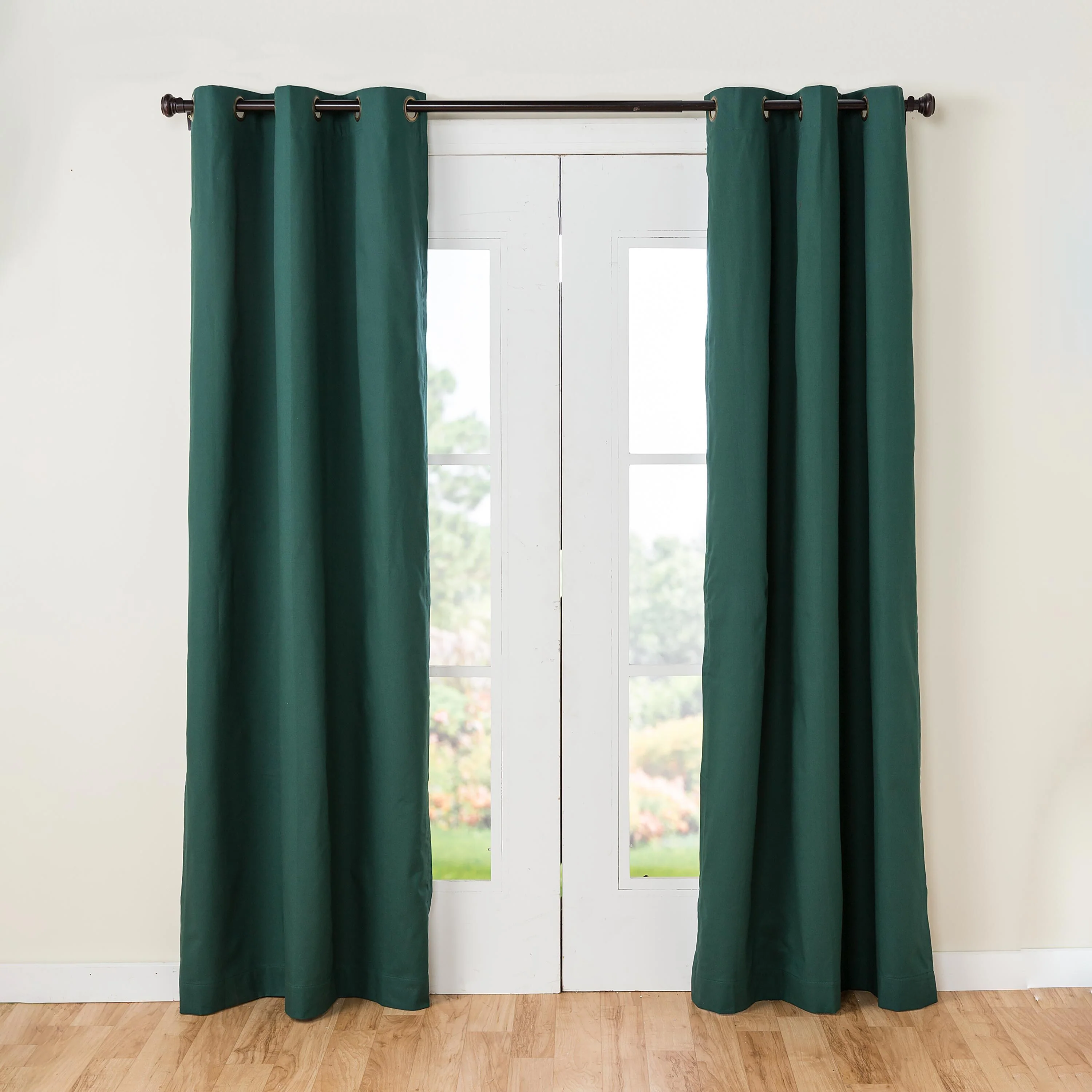 84"L Double-Width Thermalogic Energy Efficient Insulated Solid Grommet-Top Curtain Pair - Image 4
