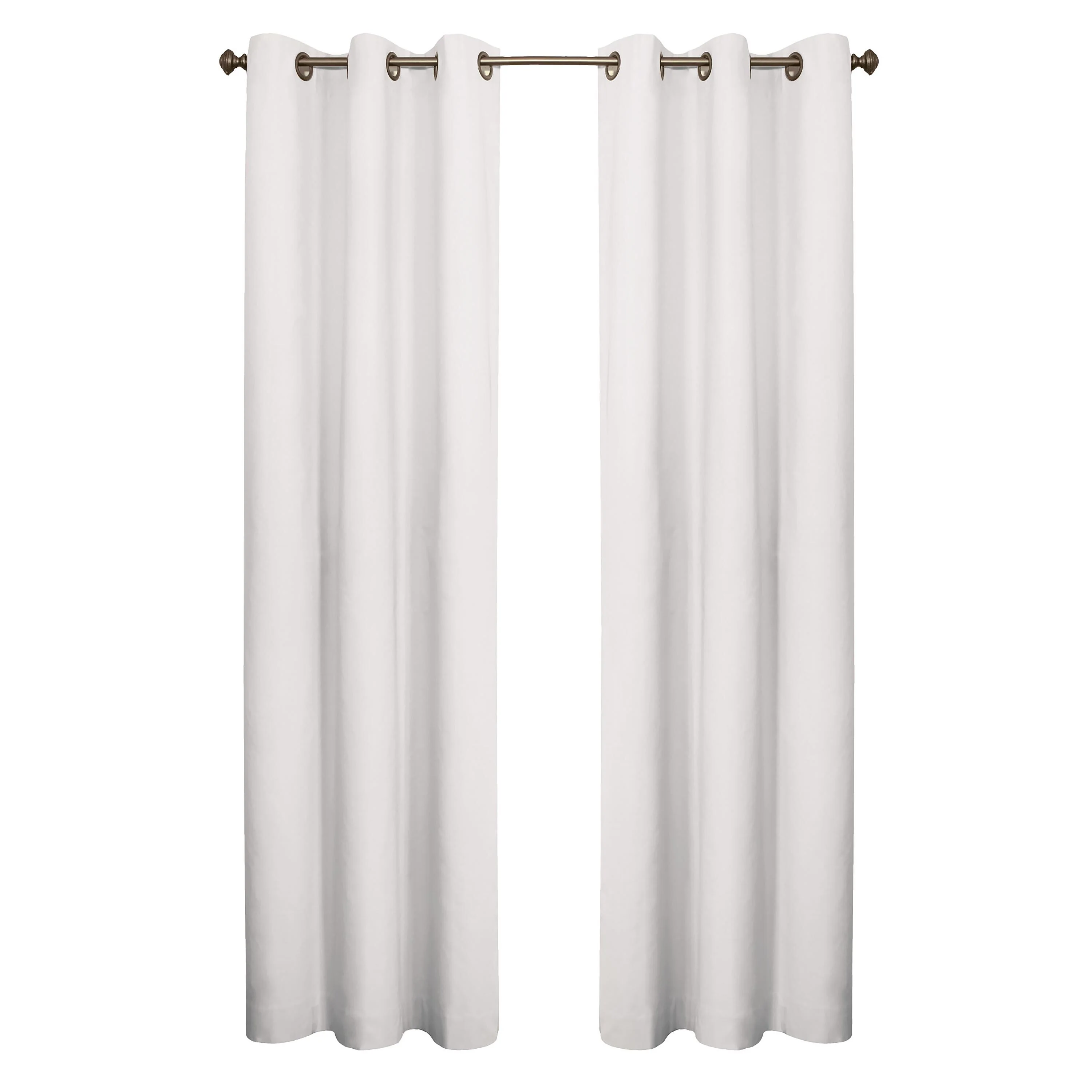 84"L Double-Width Thermalogic Energy Efficient Insulated Solid Grommet-Top Curtain Pair - Image 6