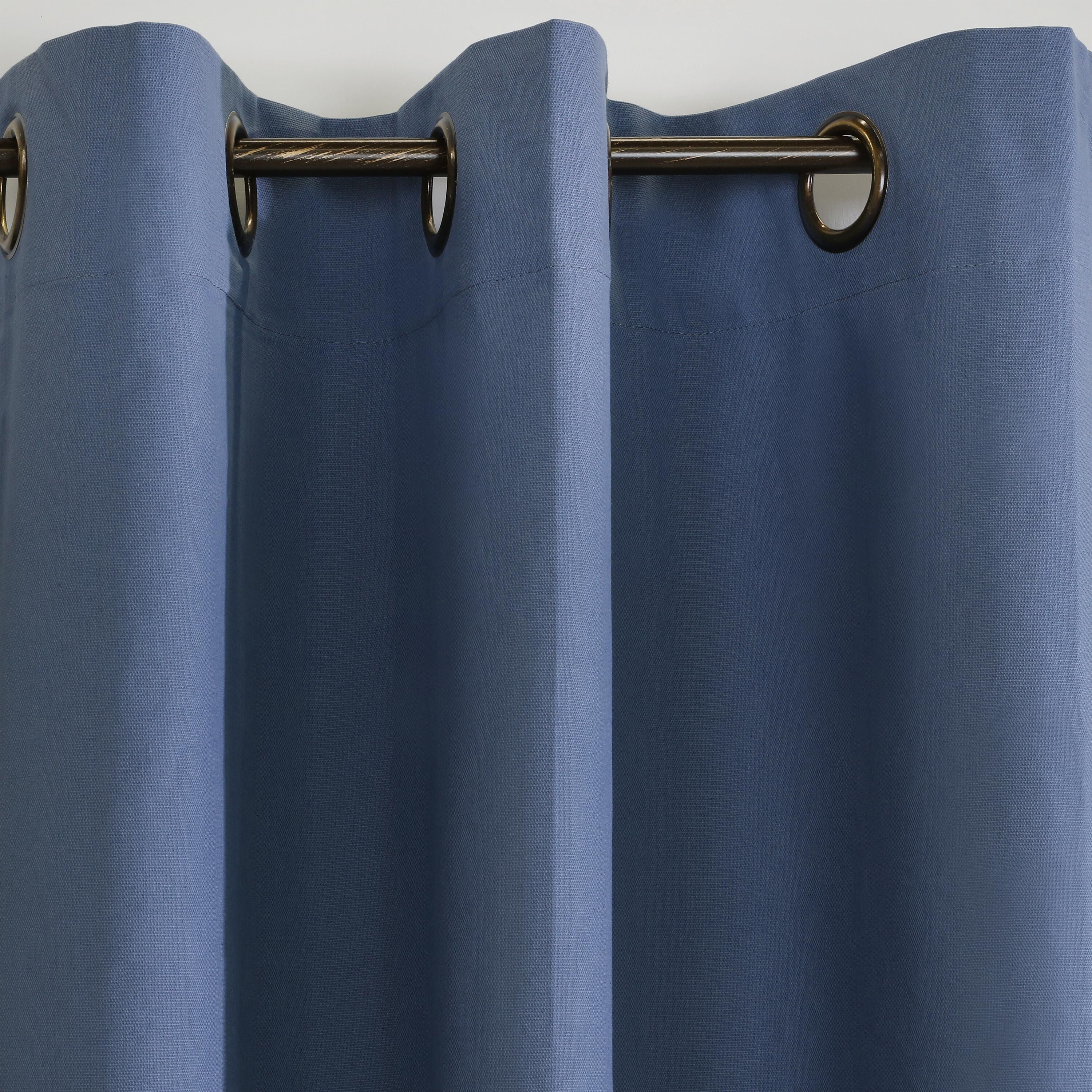 84"L Double-Width Thermalogic Energy Efficient Insulated Solid Grommet-Top Curtain Pair - Image 9