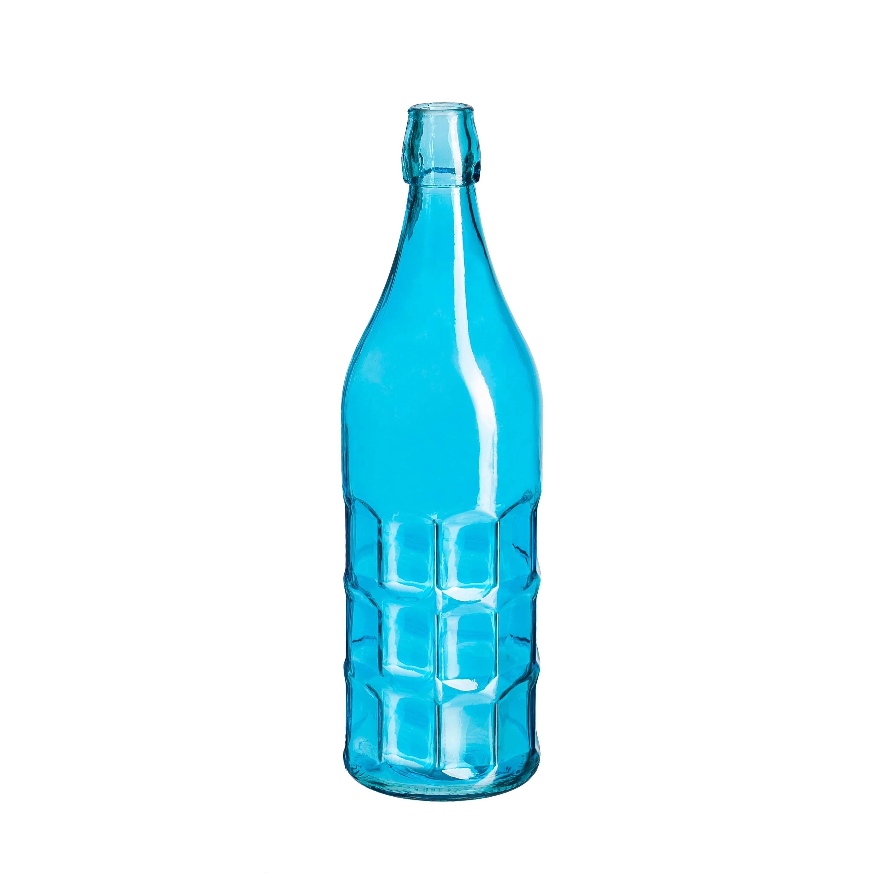 Set of 5 Blue Glass Bottles for Outdoor Bottle Tree - Image 12