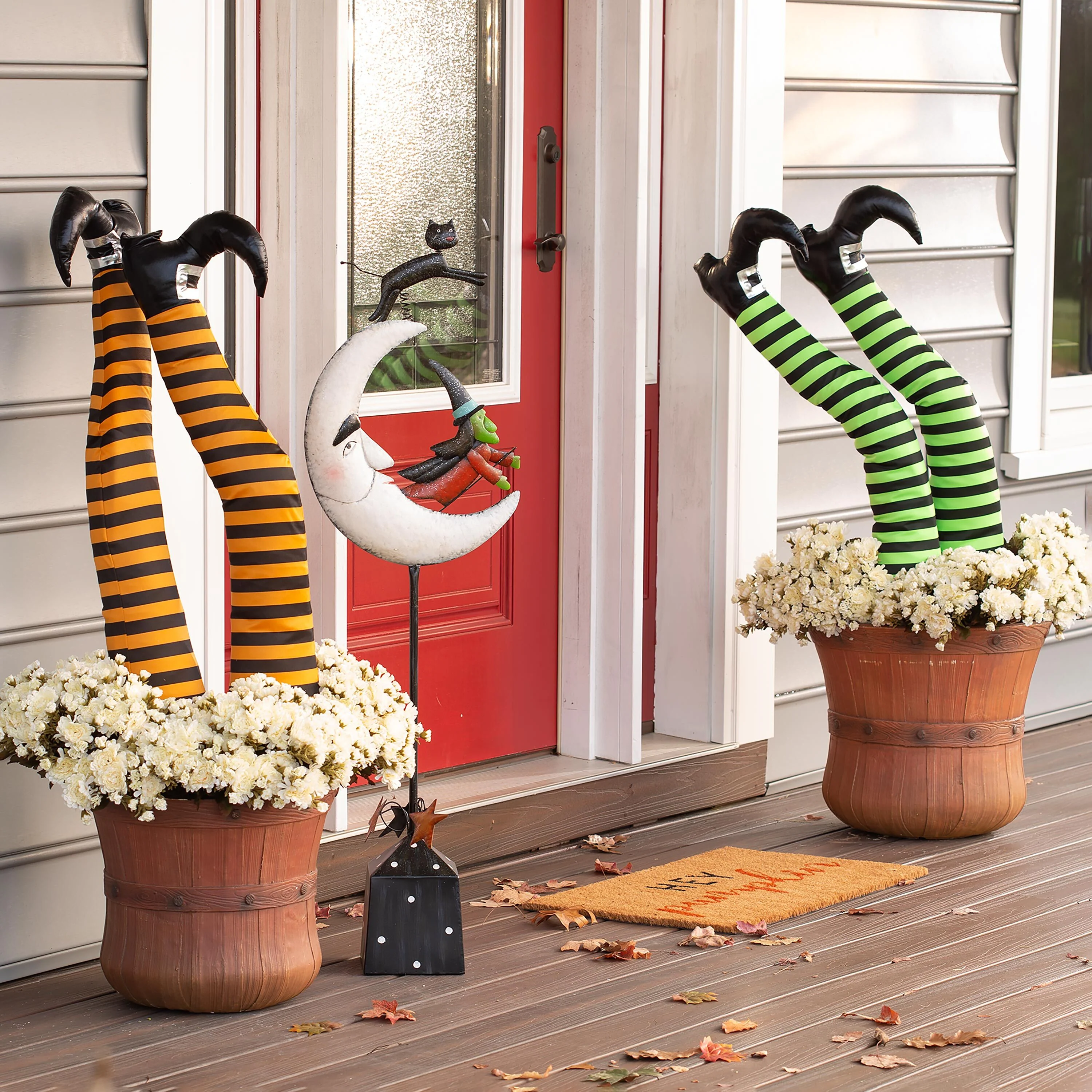 Halloween Witch Leg Stakes, Set of 2 - Image 2