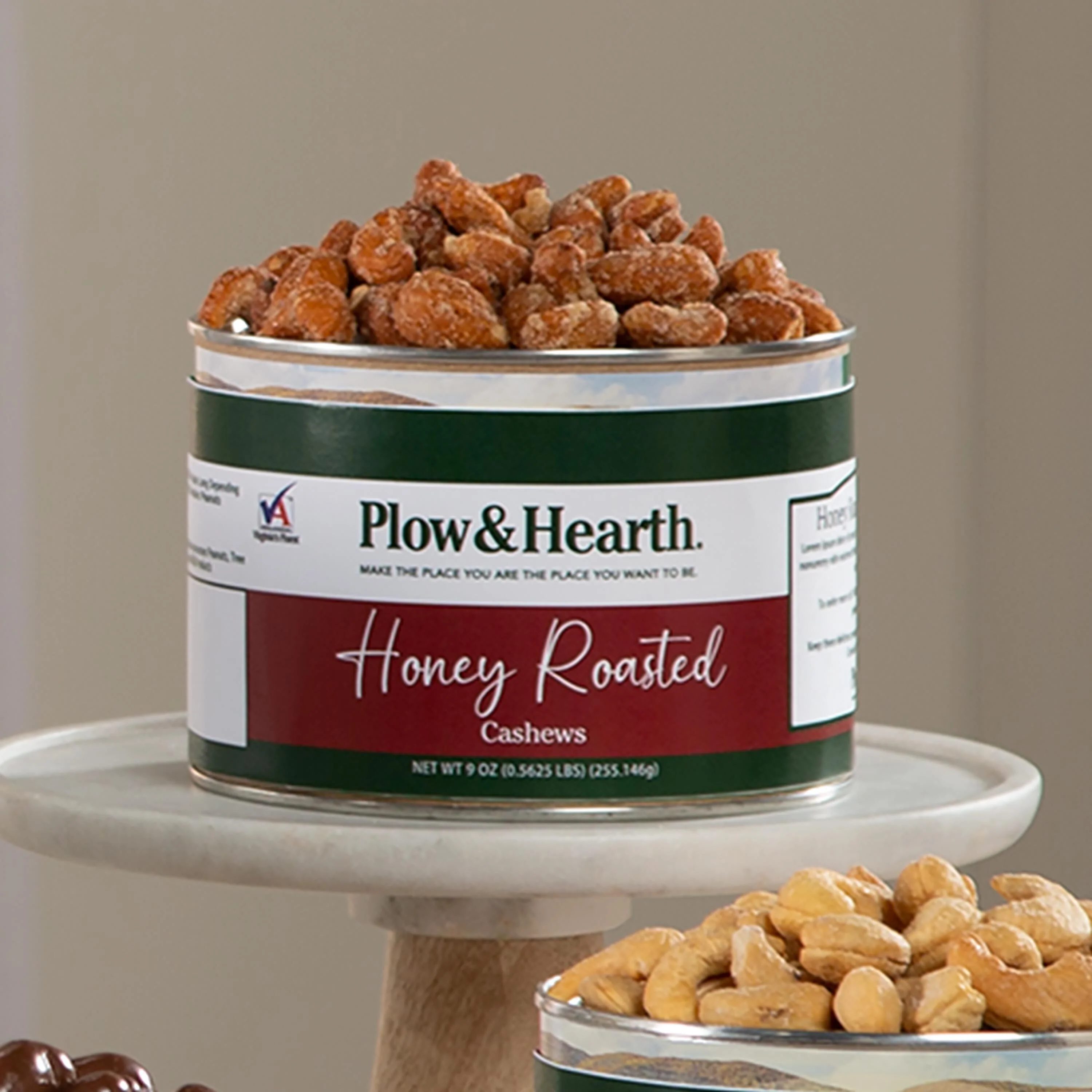 Cashew Tower Gift Set: Salted, Honey Toasted And Chocolate Covered Cashews - Image 3