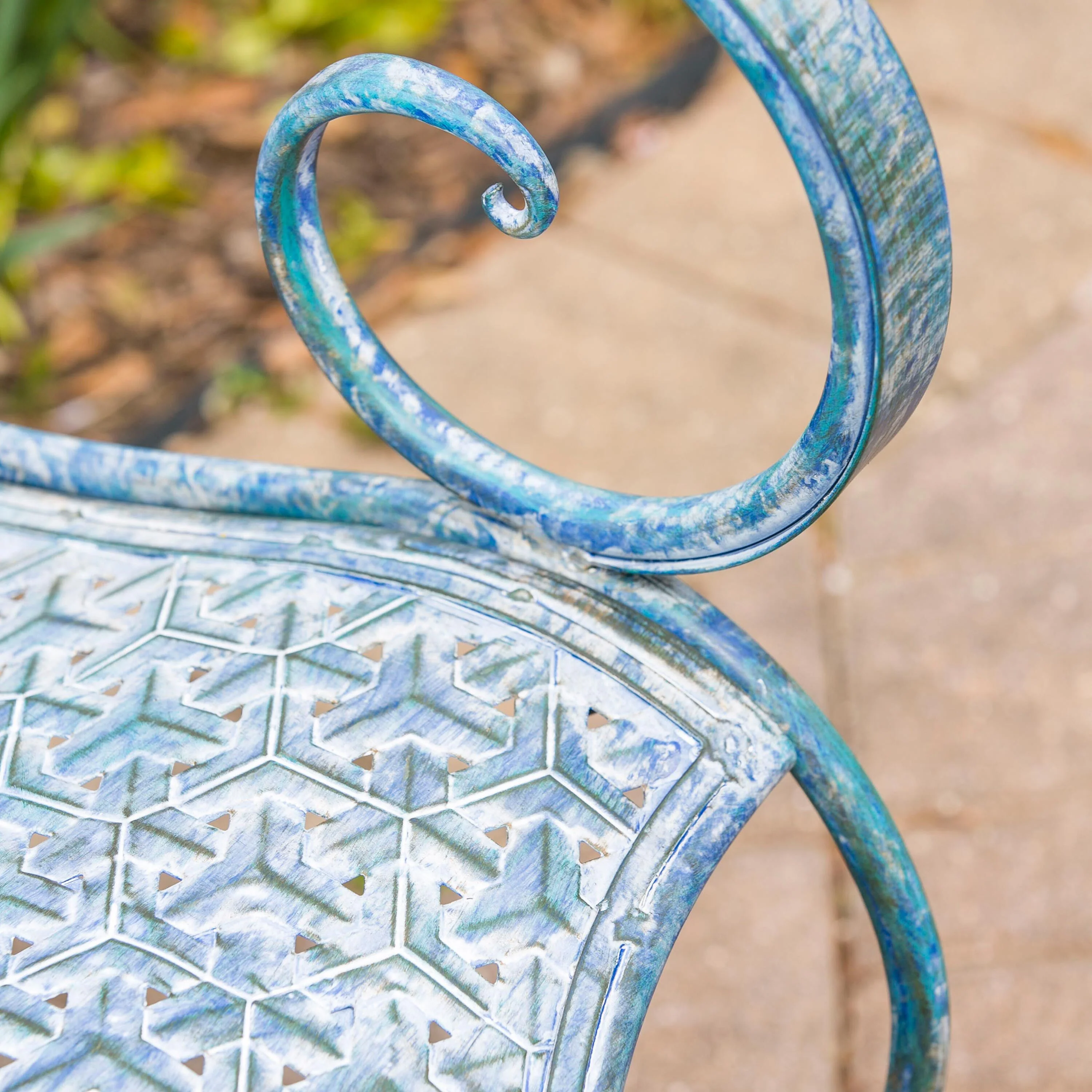 Mermaid Metal Bench - Image 3