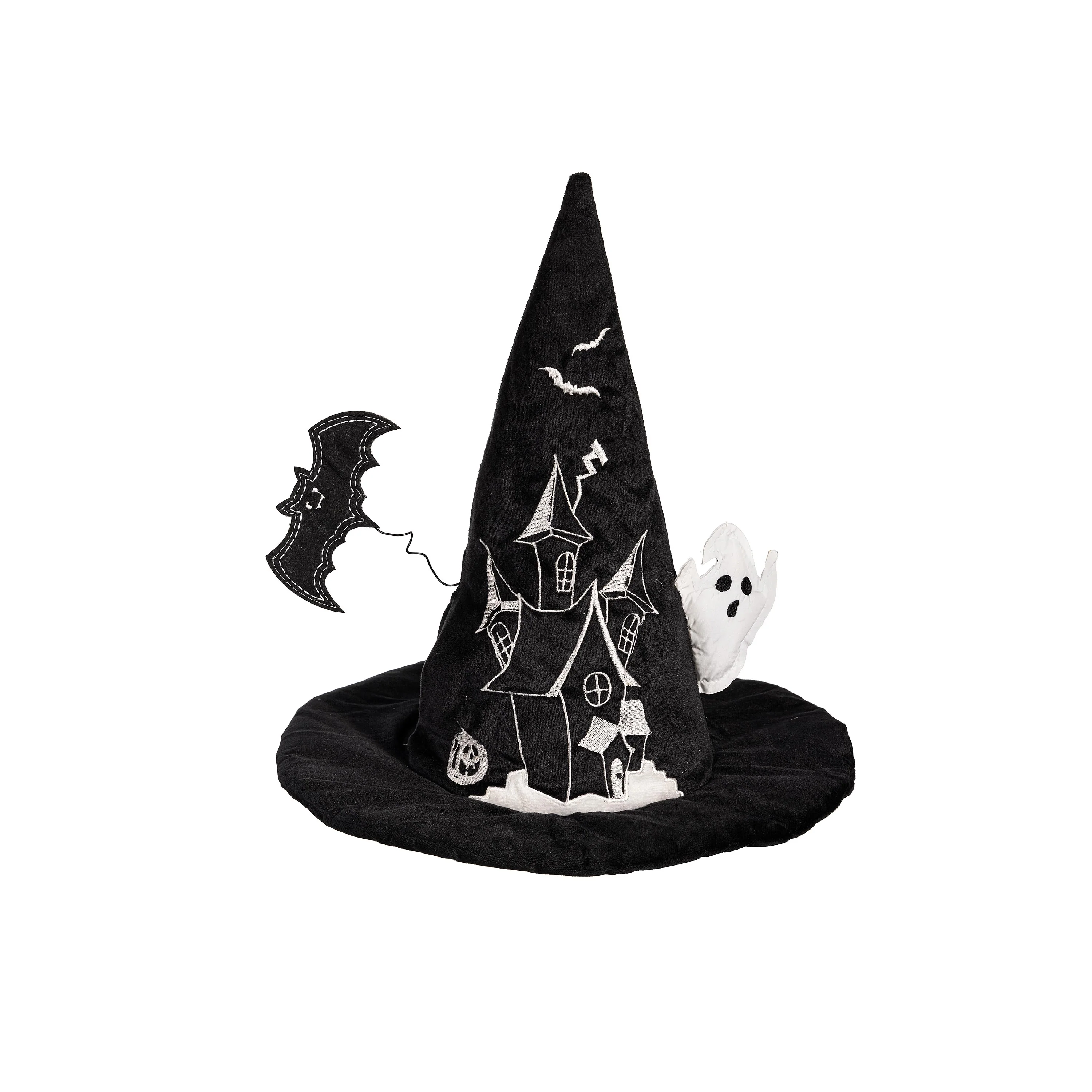 Witch Hat LED Fabric Table Décor, 13.75"H - Image 2