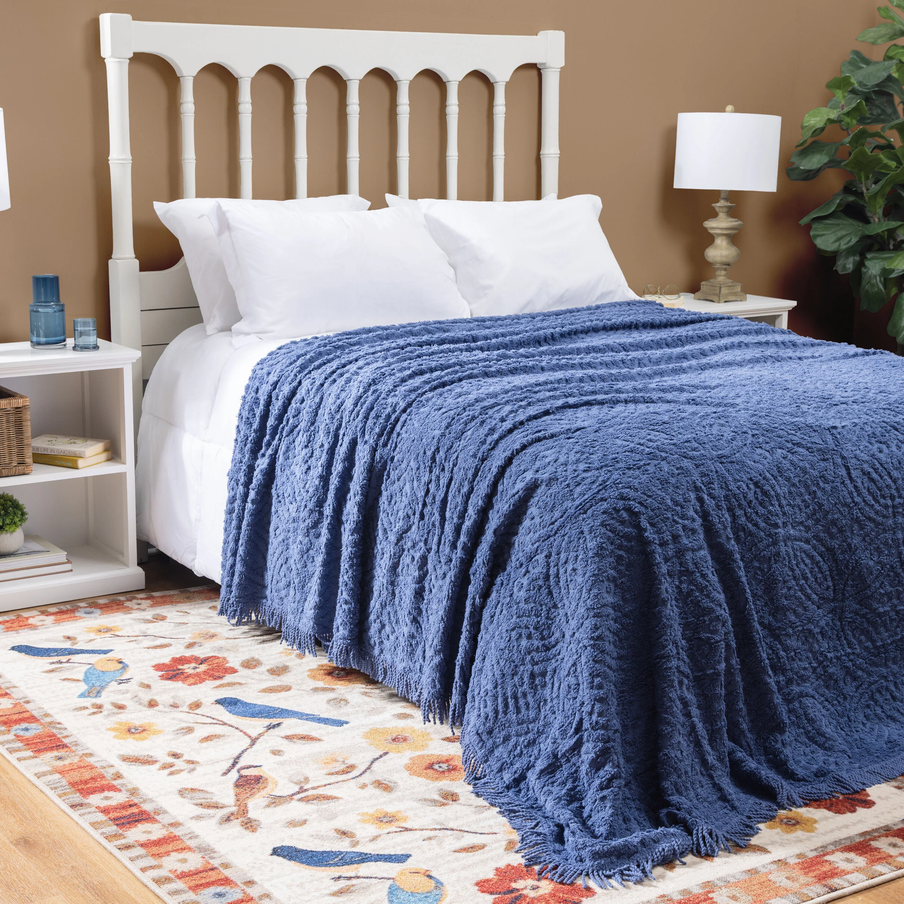 Full Wedding Ring Tufted Chenille Bedspread - Image 11