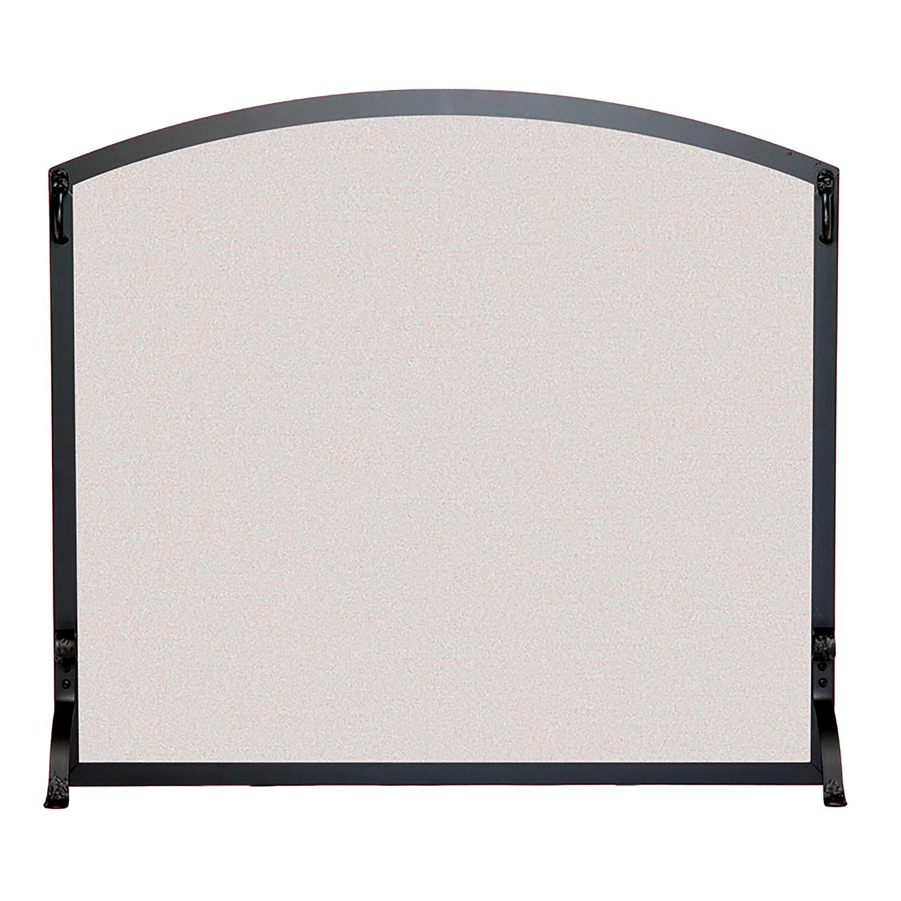 Large Flat Fireplace Screen With Arched Top - Image 2