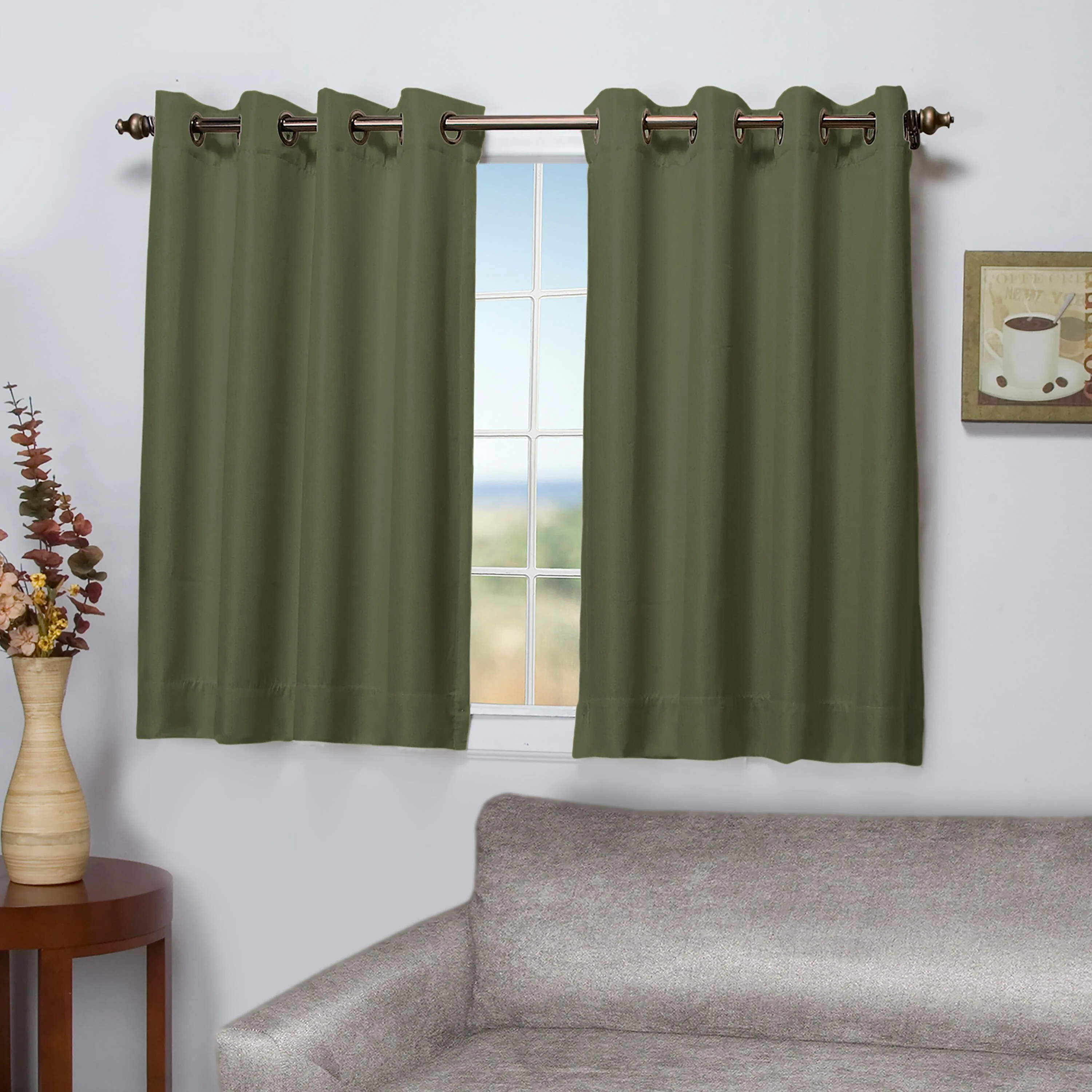 Madison Double-Blackout Grommet Curtain Pair, 40"W x 45"L - Image 3