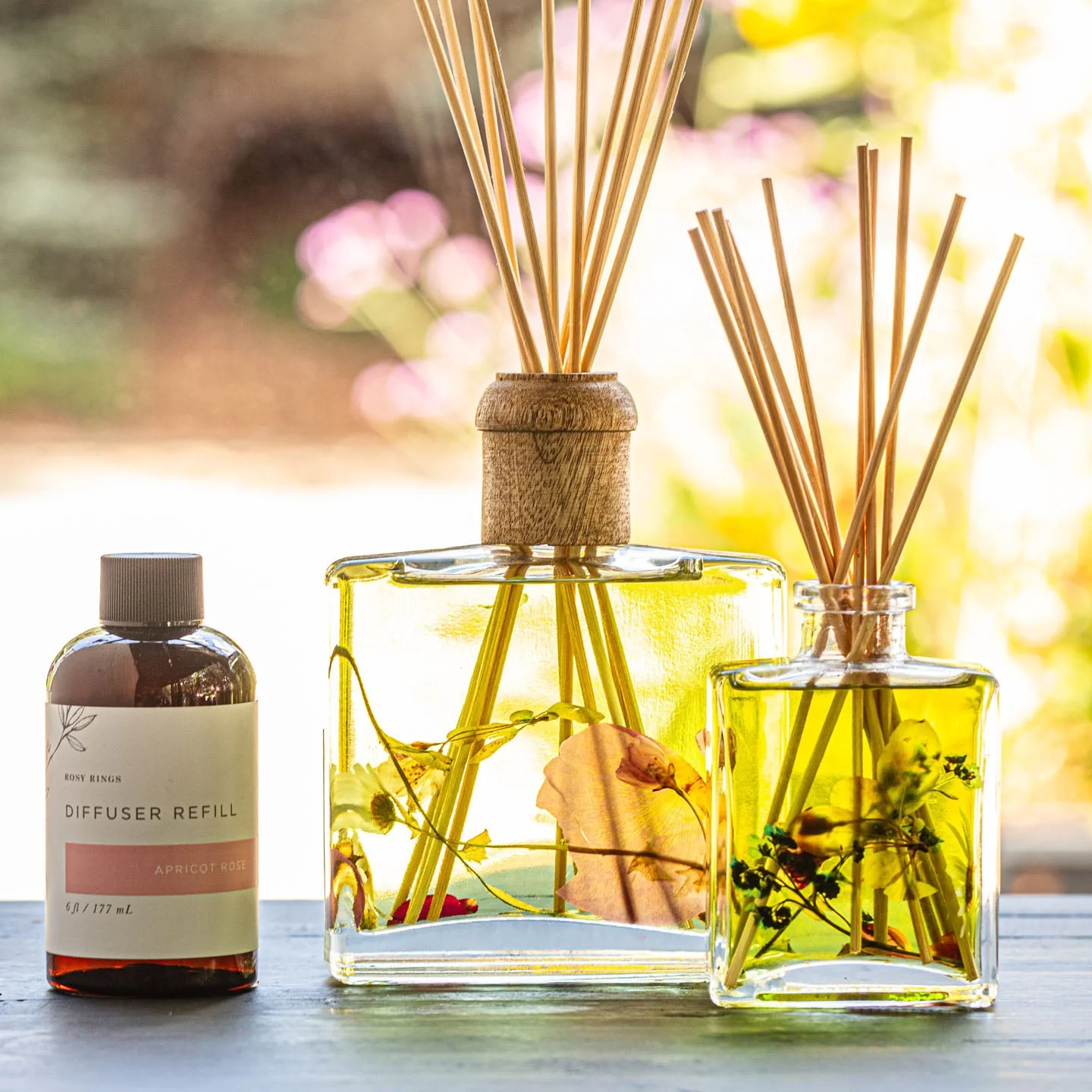 Accent Botanical Reed Diffuser - Apricot Rose - Image 3