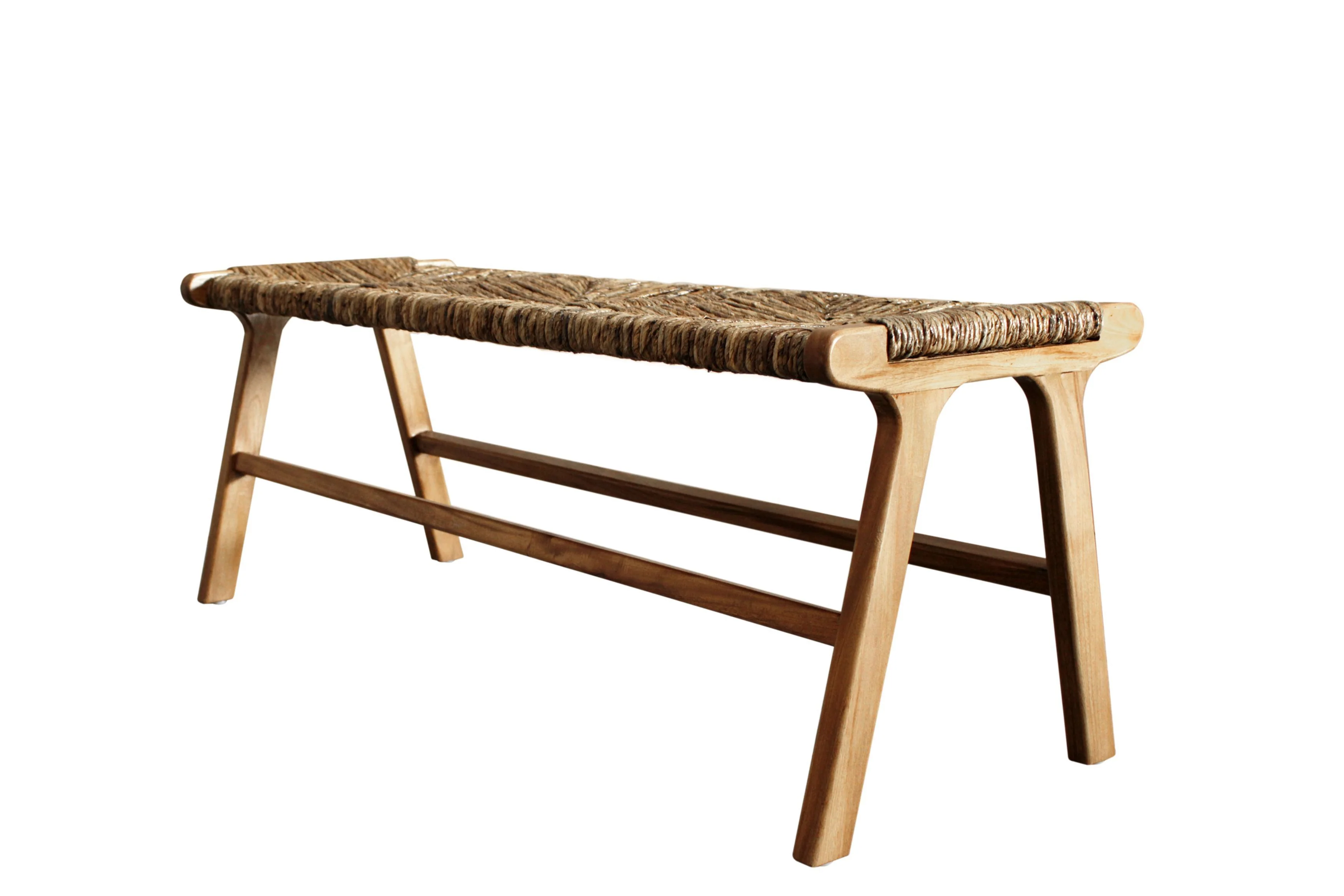 Karson Banana Weave Bench - Image 2