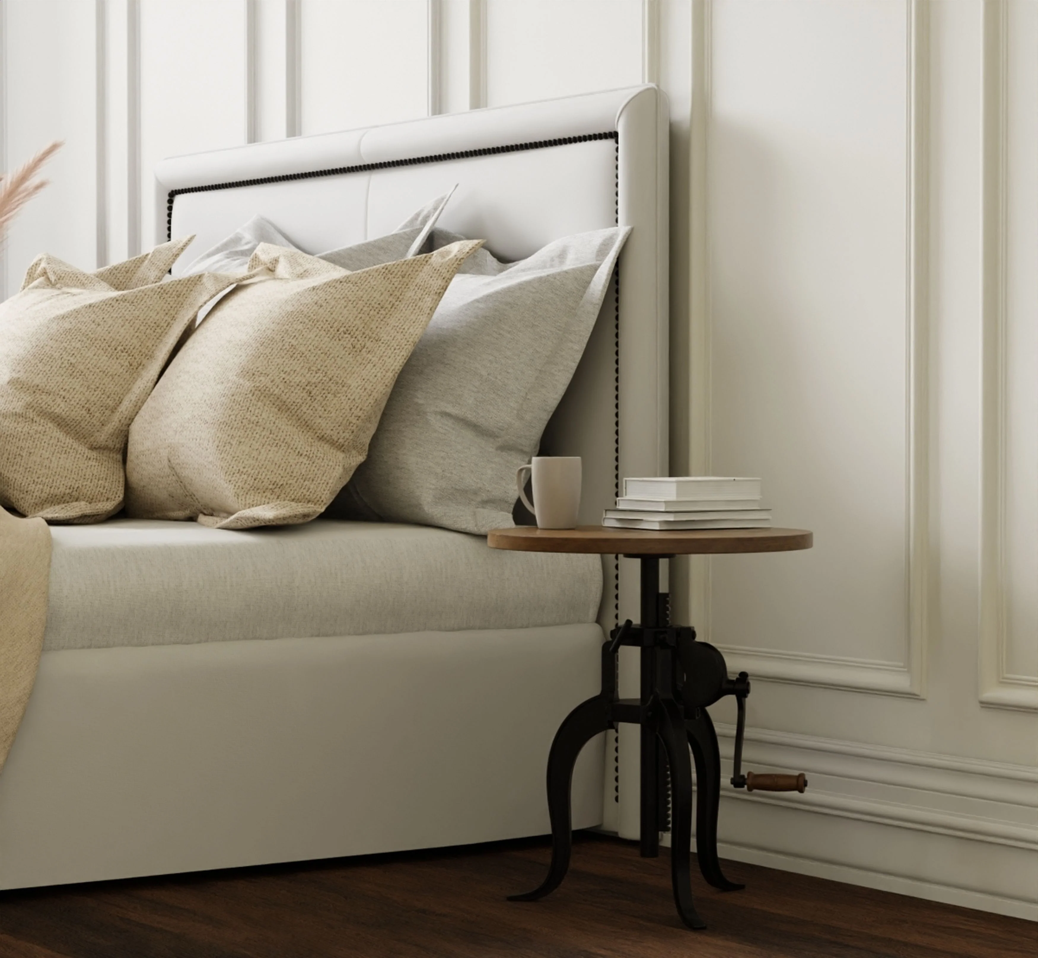 Regan Adjustable Accent Table, Harvest Oak - Image 3
