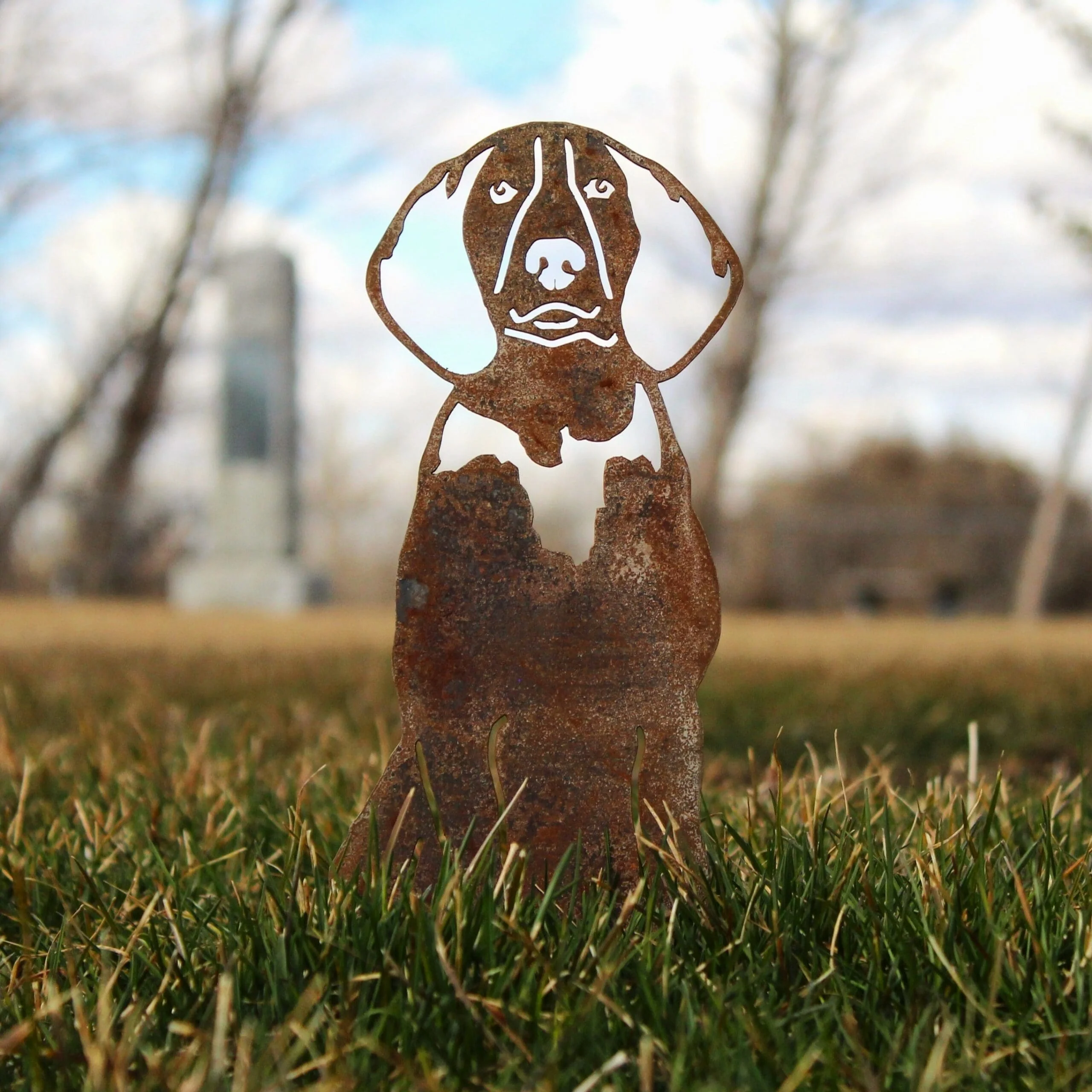 American English Coonhound Garden Stake - Image 4