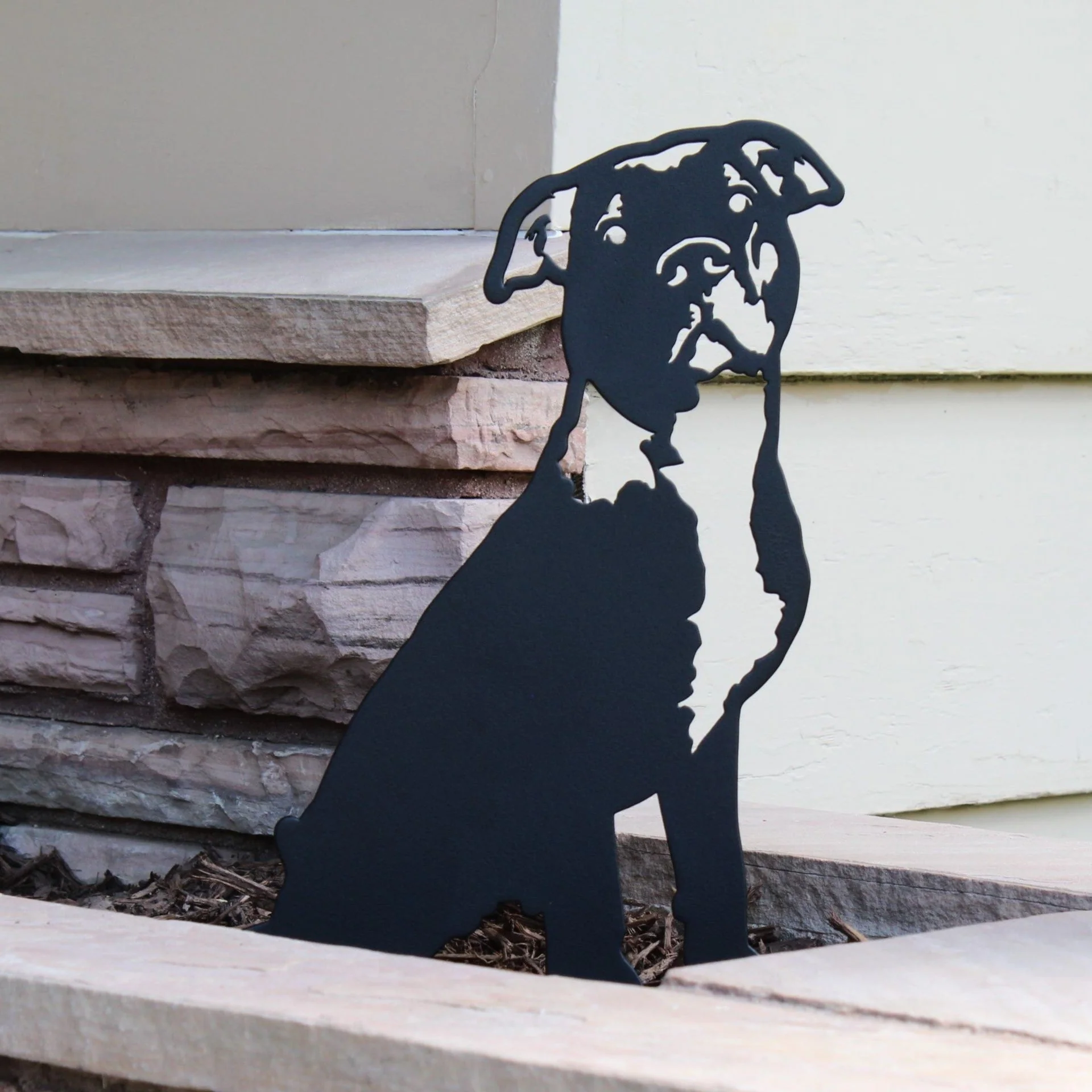 American Pit Bull Terrier Garden Stake - Image 2