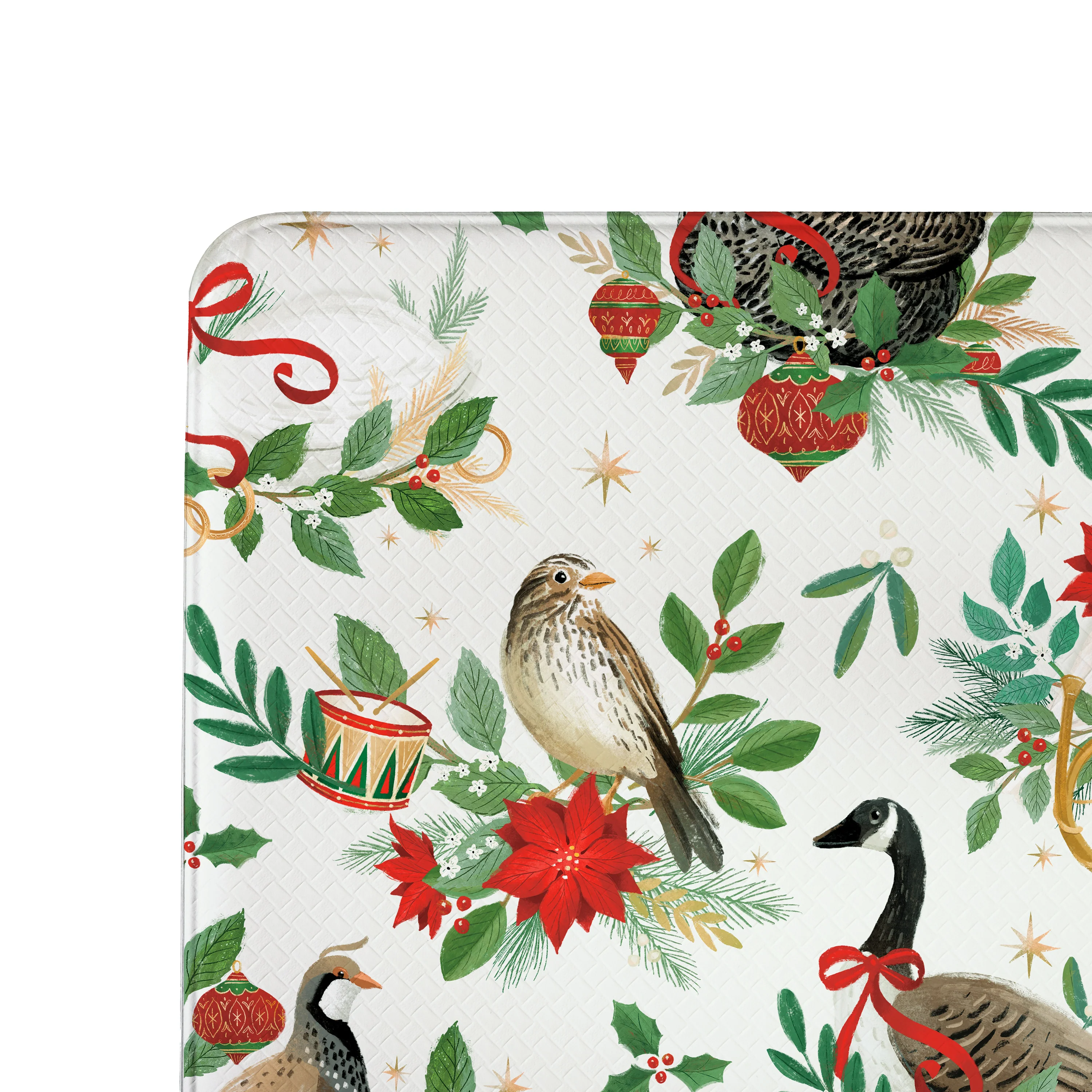 Twas The Night  Anti-Fatigue Mat, Partridge, Bird, Goose,  30"x18" - Image 3