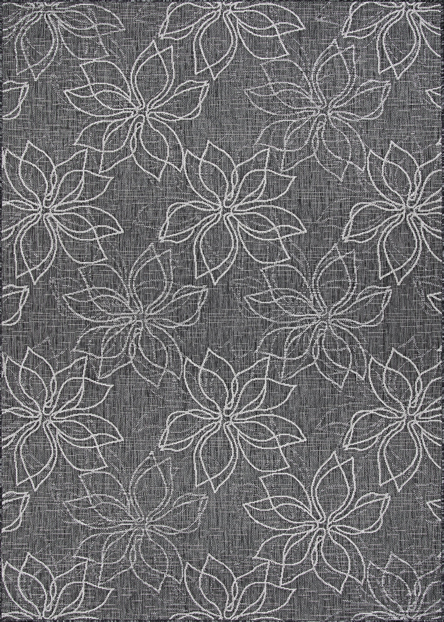 Charm Botanical Ash Indoor/Outdoor Area Rug - Image 6