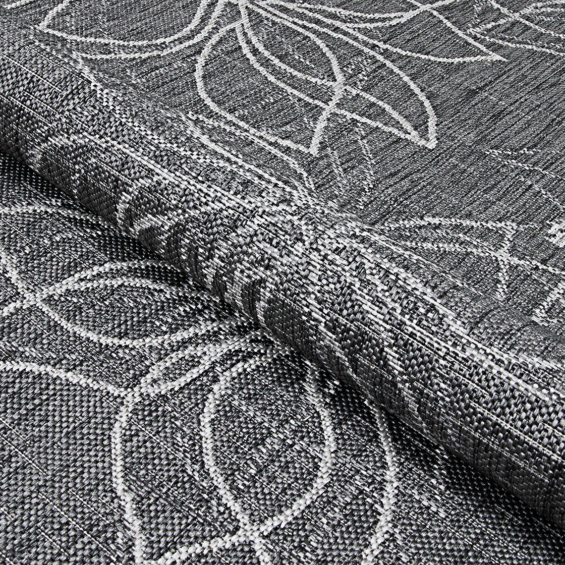 Charm Botanical Ash Indoor/Outdoor Area Rug - Image 7