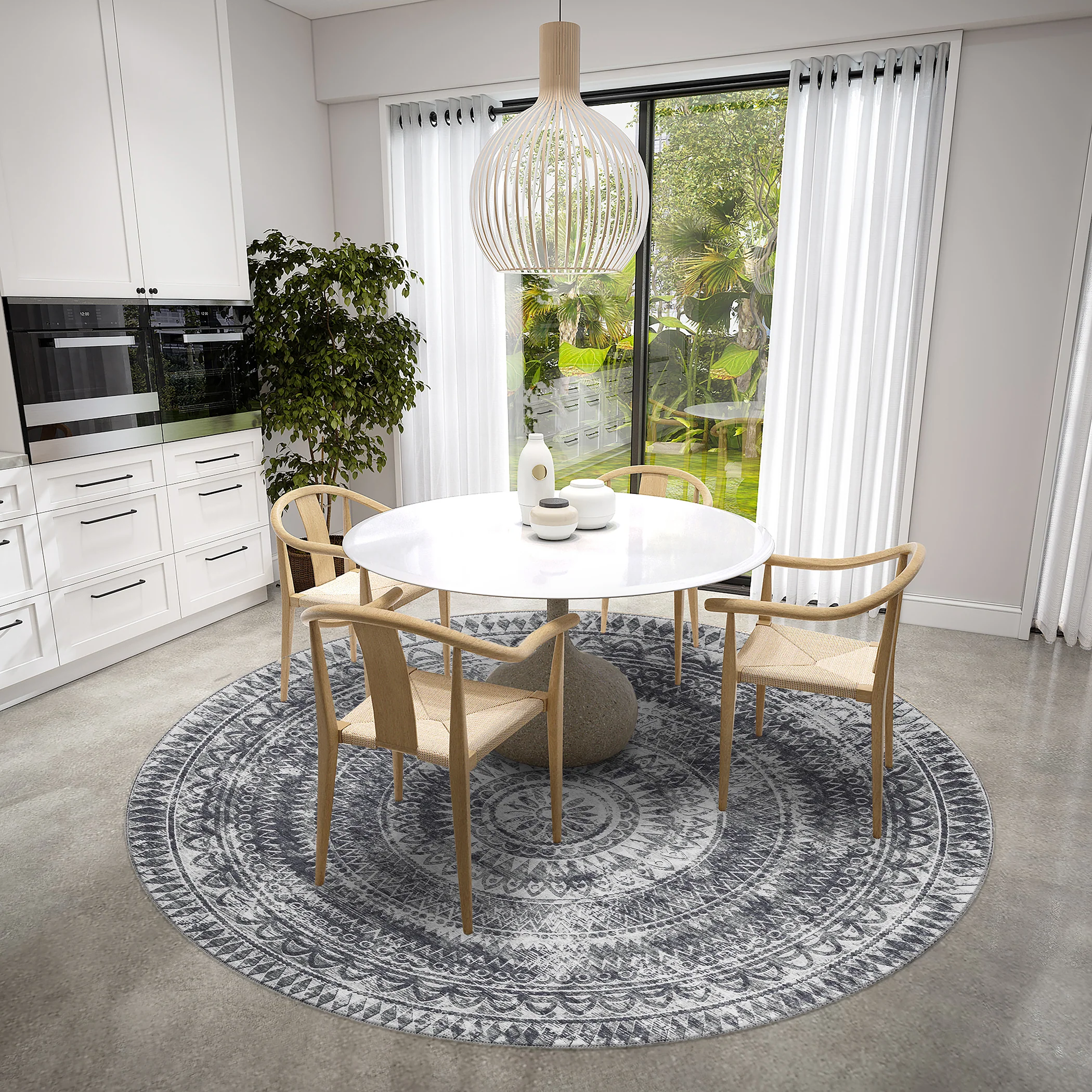 Sedona Arch Patterned Polyester Area Rug - Image 29