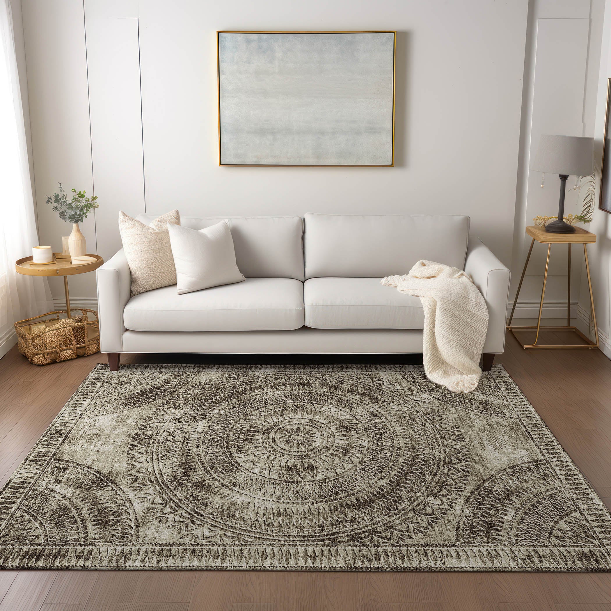 Sedona Arch Patterned Polyester Area Rug - Image 42