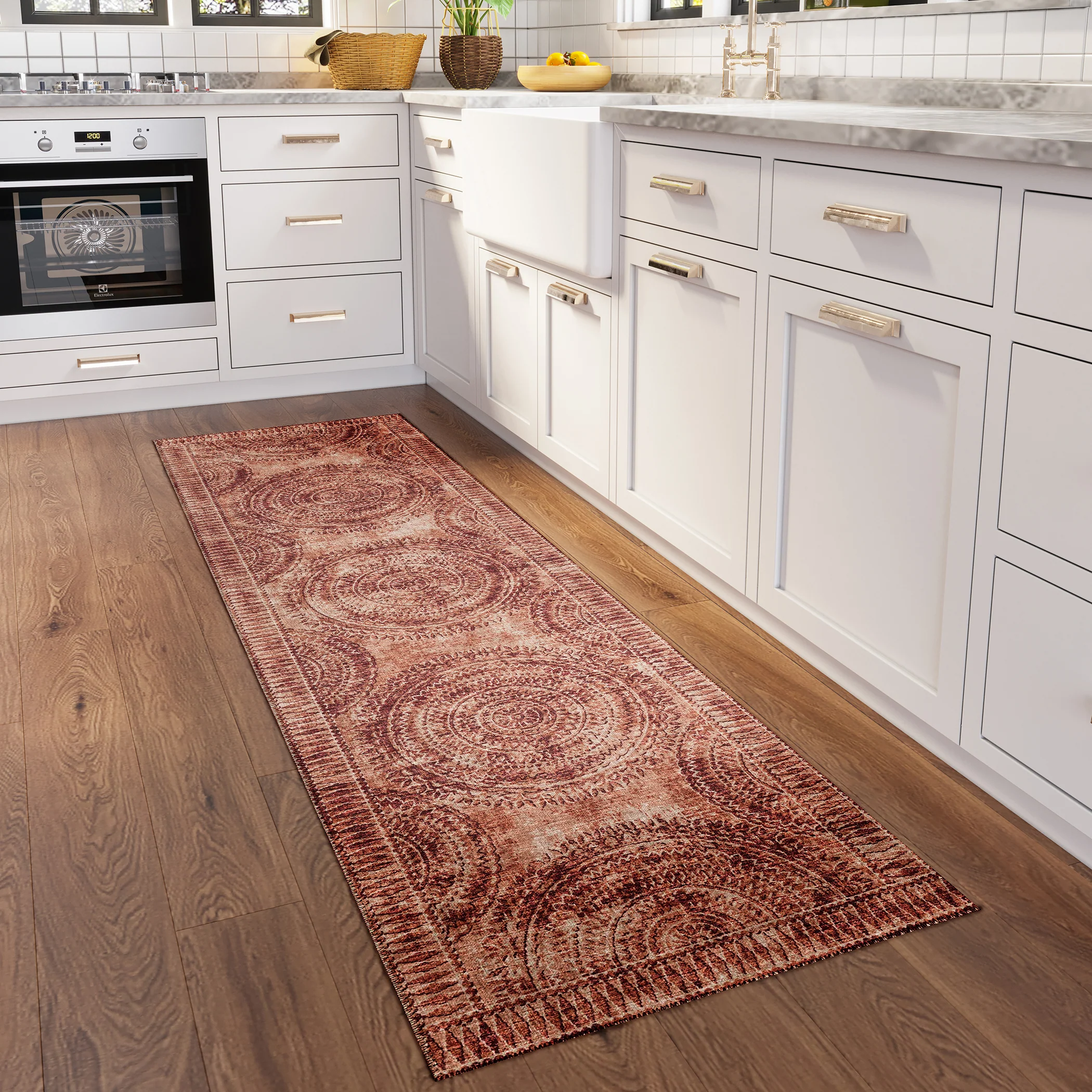 Sedona Arch Patterned Polyester Area Rug - Image 44
