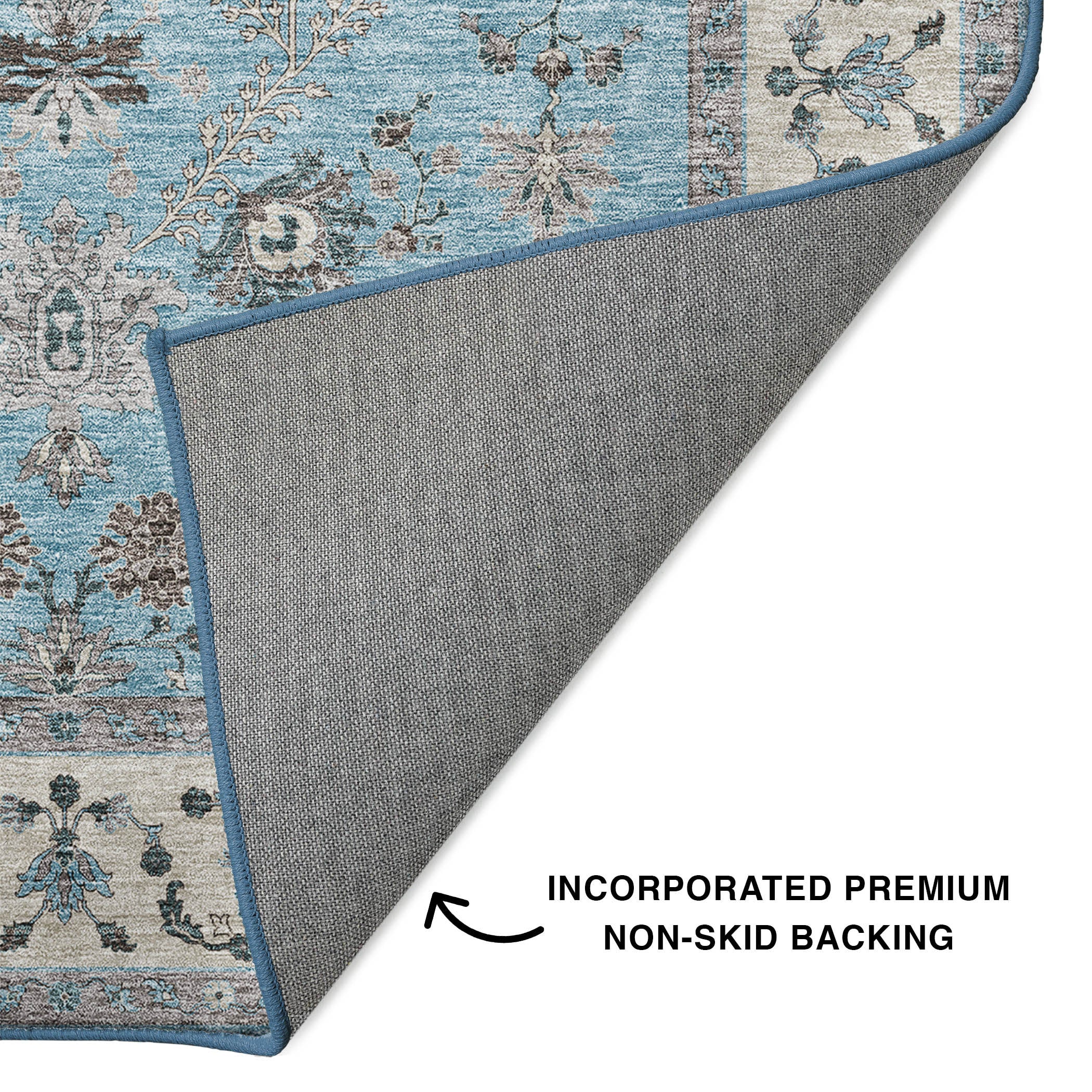 Hatay Sky Polyester Rug - Image 5