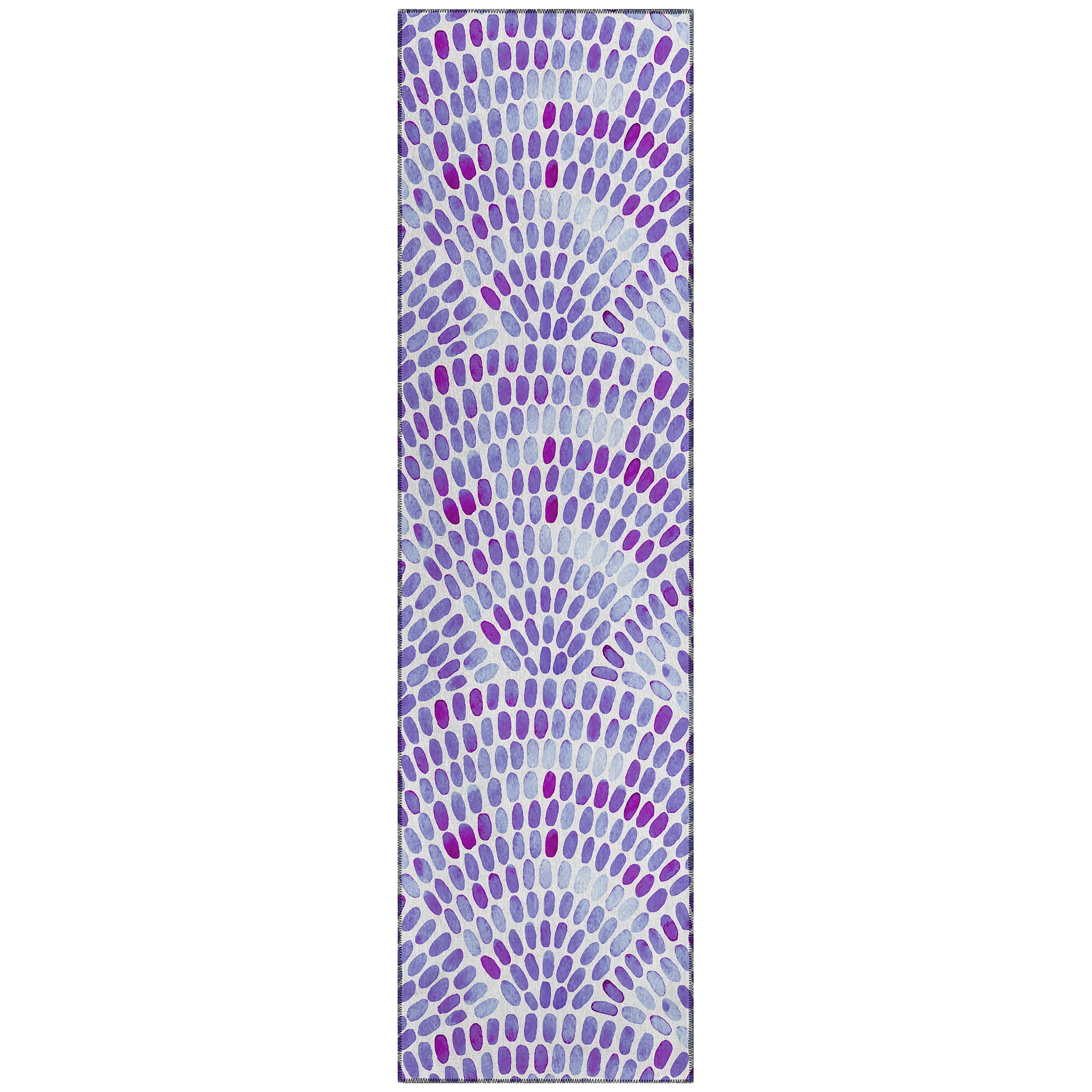 Seabreeze Mosaic Polyester Area Rug - Image 13