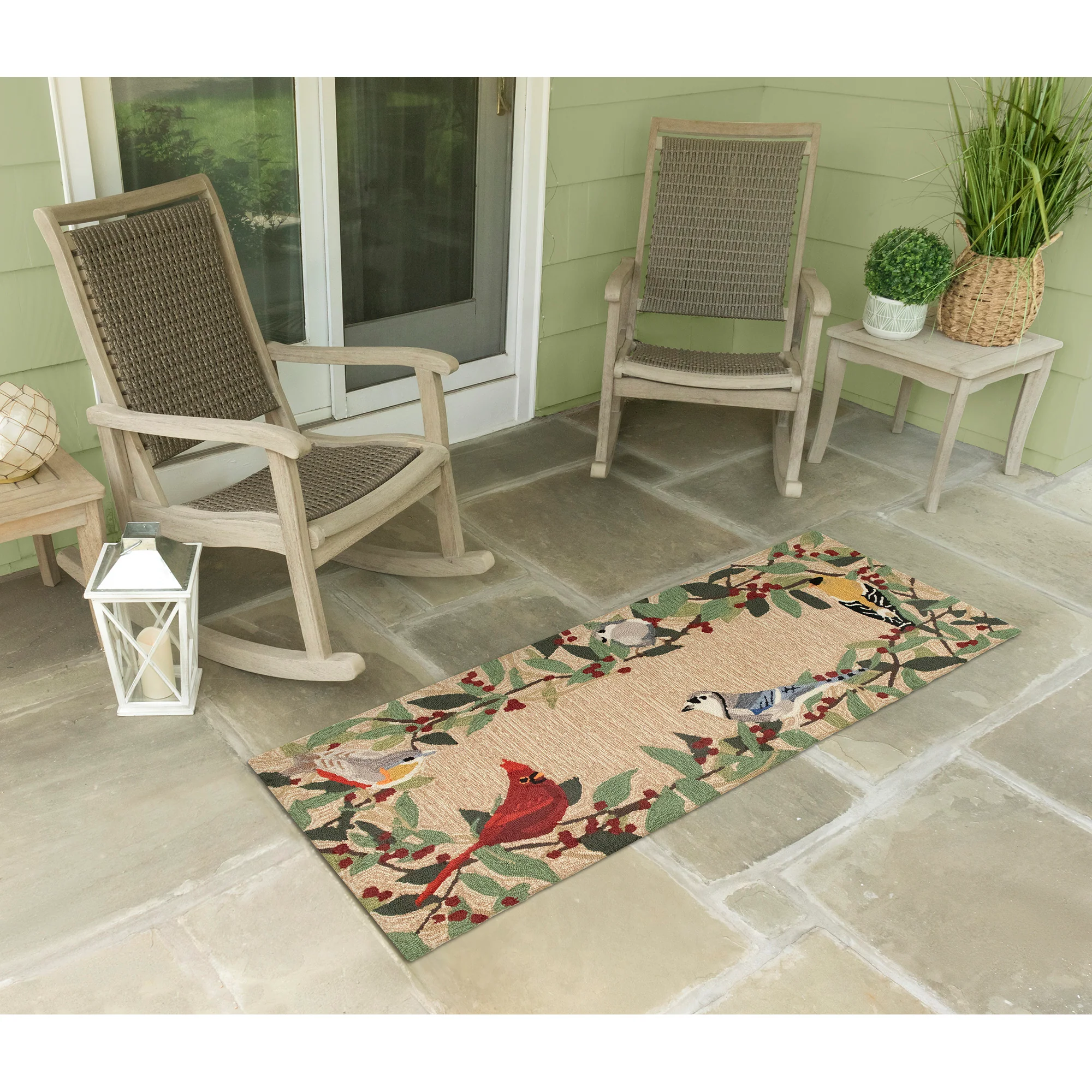 Bird Border Indoor/Outdoor Rug - Image 3