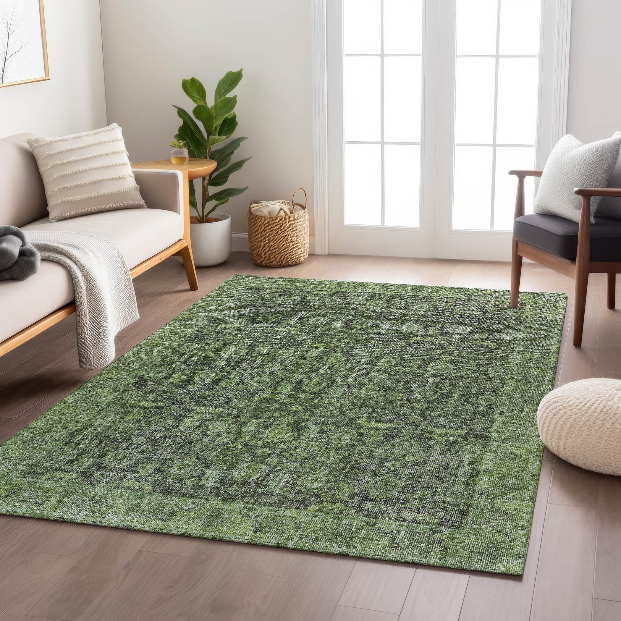Karaj Polyester Area Rug - Image 9