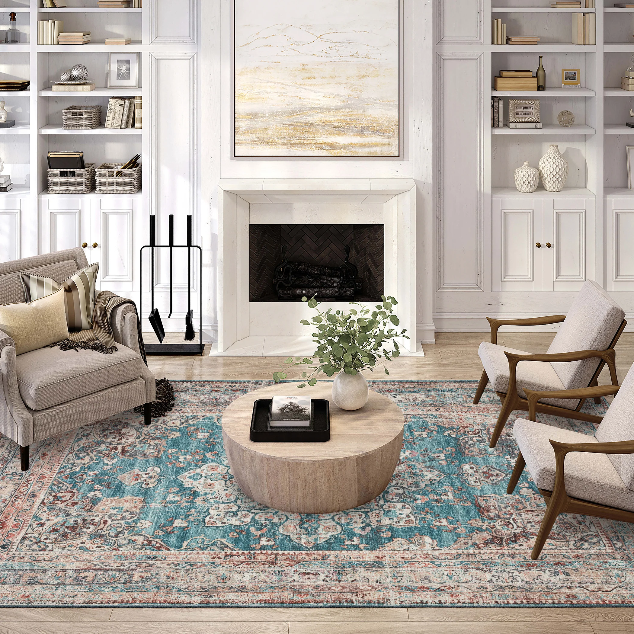Jericho Riviera Polyester Area Rug - Image 2