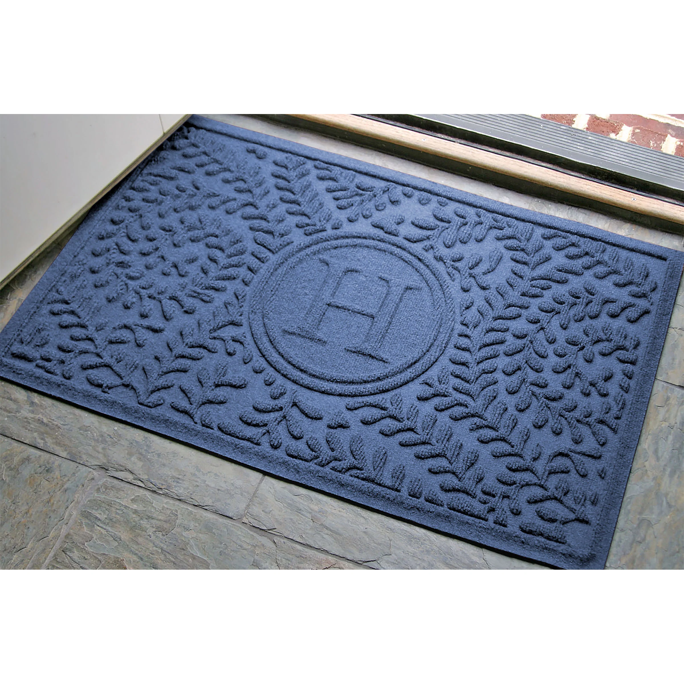 WaterHog® Boxwood Monogram Indoor/Outdoor Personalized Door Mat, 2'x3' - Image 8