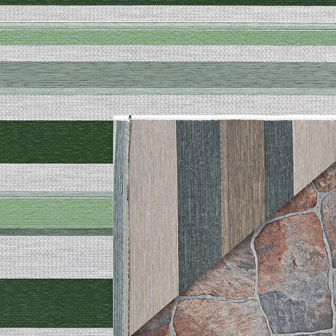 Dolce Striped Indoor/Outdoor Area Rug - Image 4