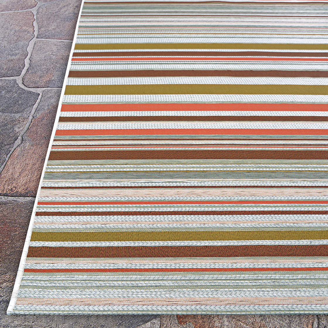 Dolce Striped Indoor/Outdoor Area Rug - Image 8