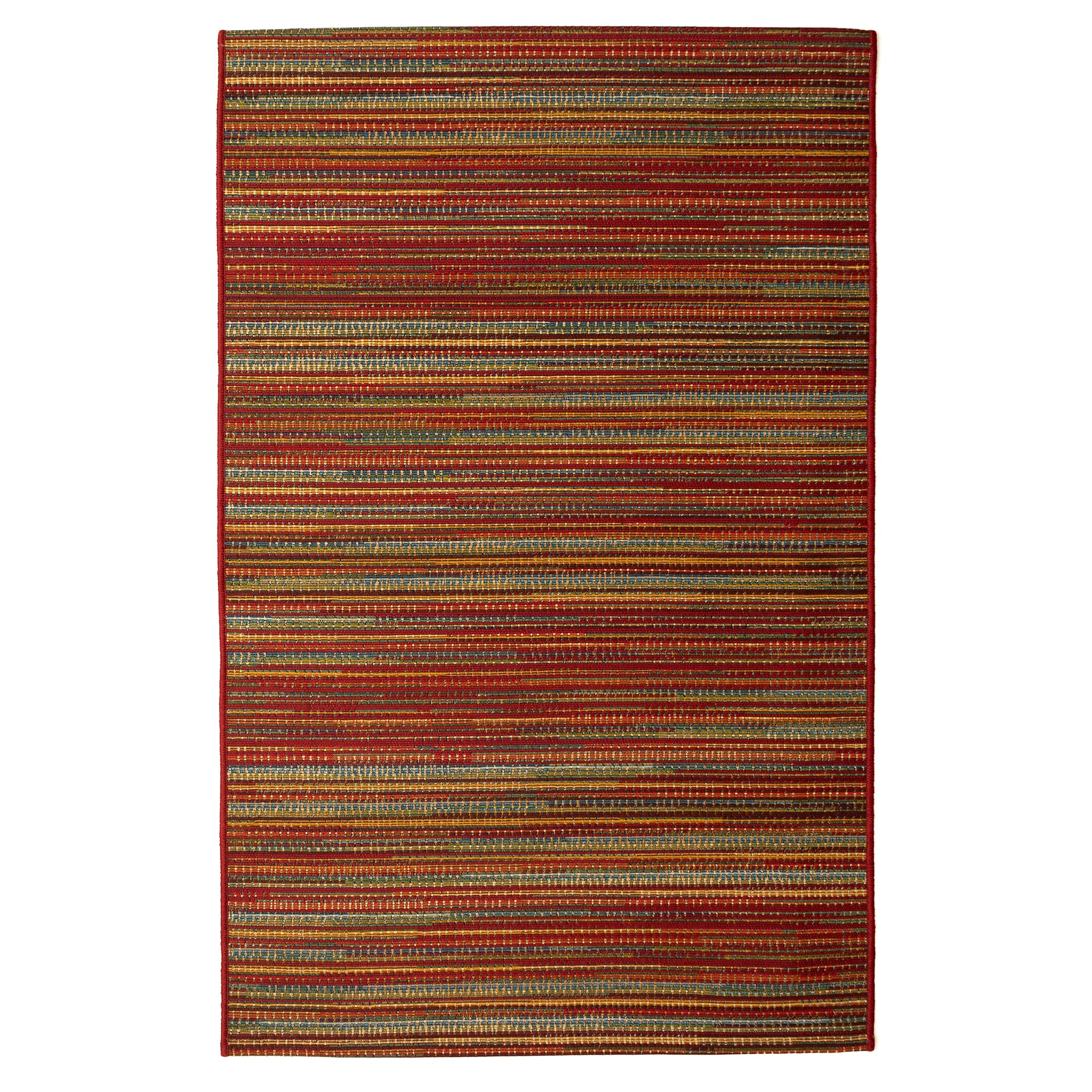 Liora Manne Marina Stripes Indoor/Outdoor Area Rug Saffron - Image 5
