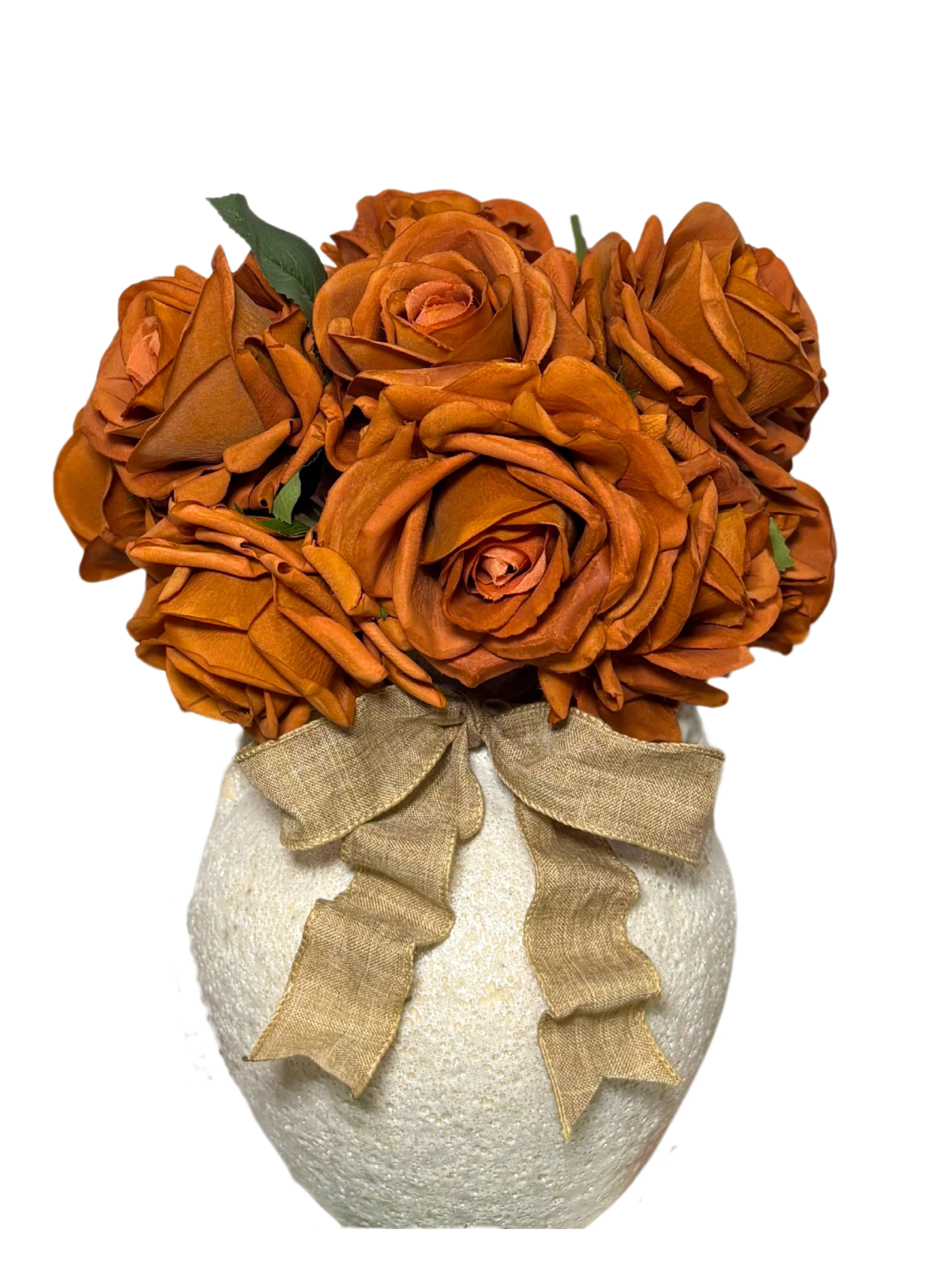 Artificial Real Touch Roses - Bundle of 10 - Image 2