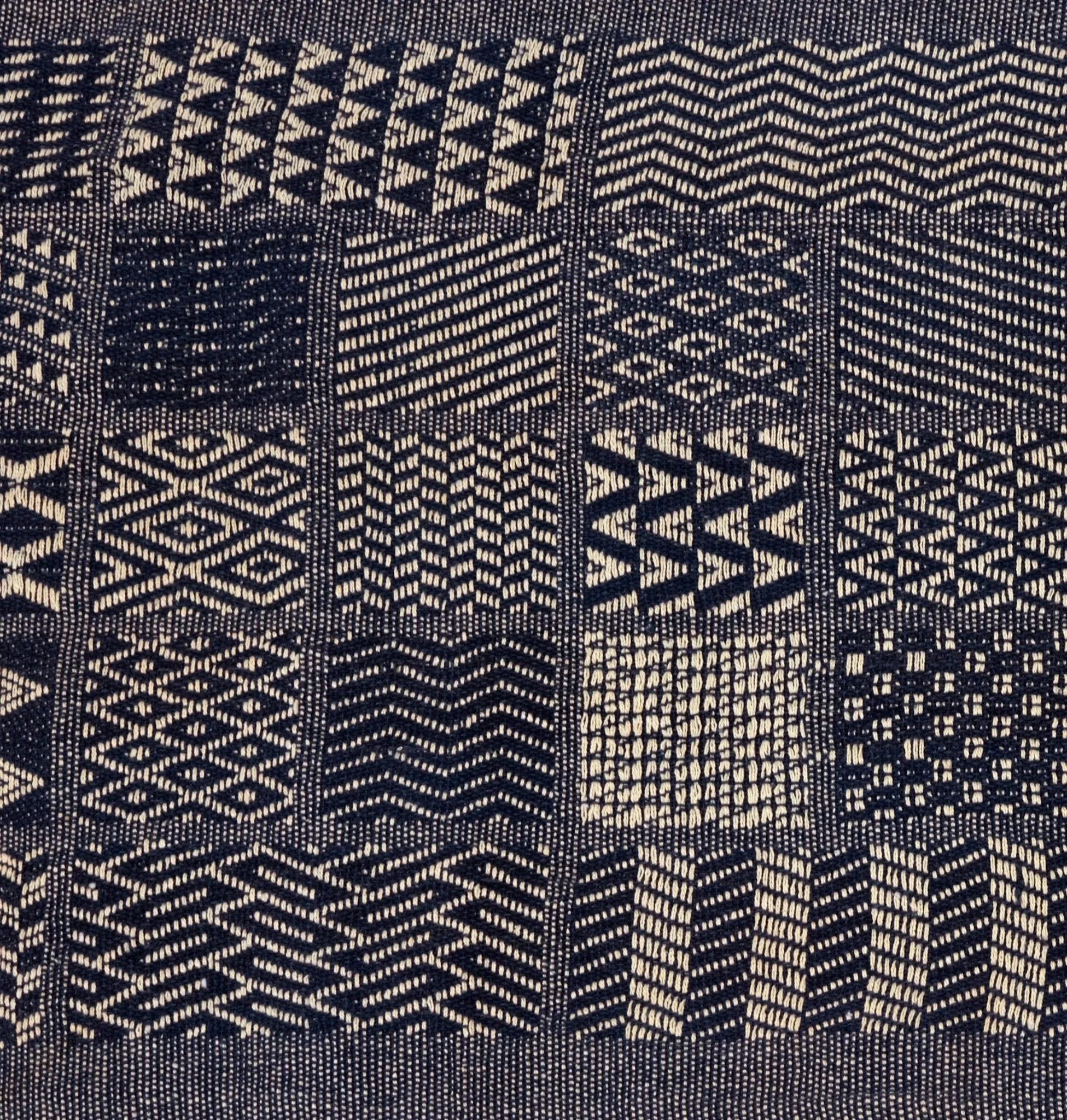 Artisan Hand Loomed Cotton Table Runner - Image 3