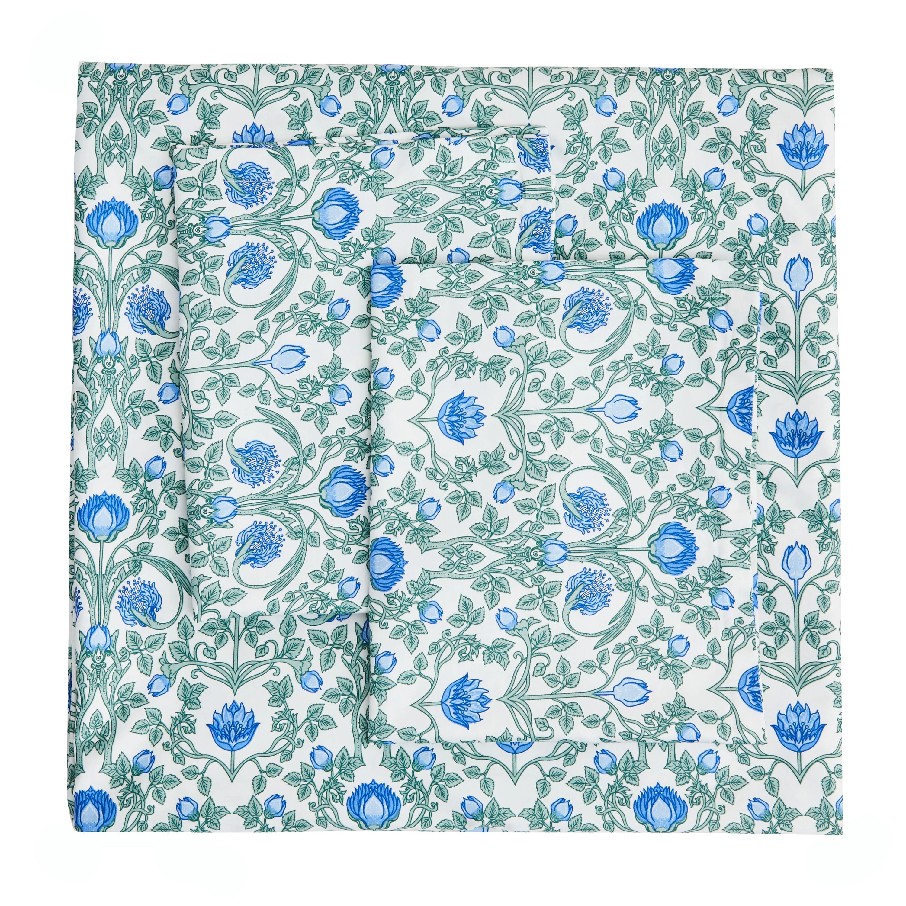 Arts & Crafts Floral Printed Duvet Set - Image 3