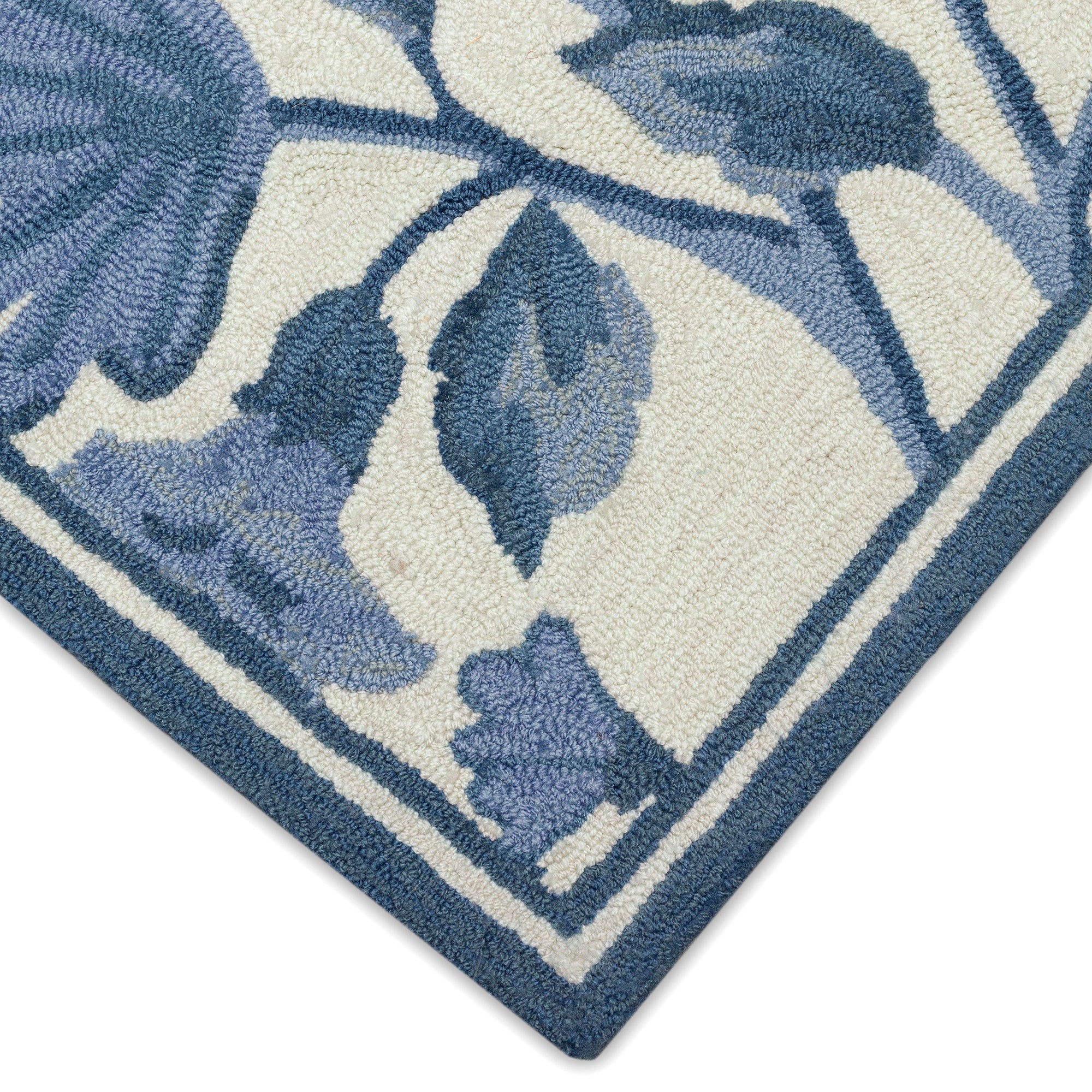 Liora Manne Capri Floral Vine Indoor/Outdoor Area Rug Blue - Image 10