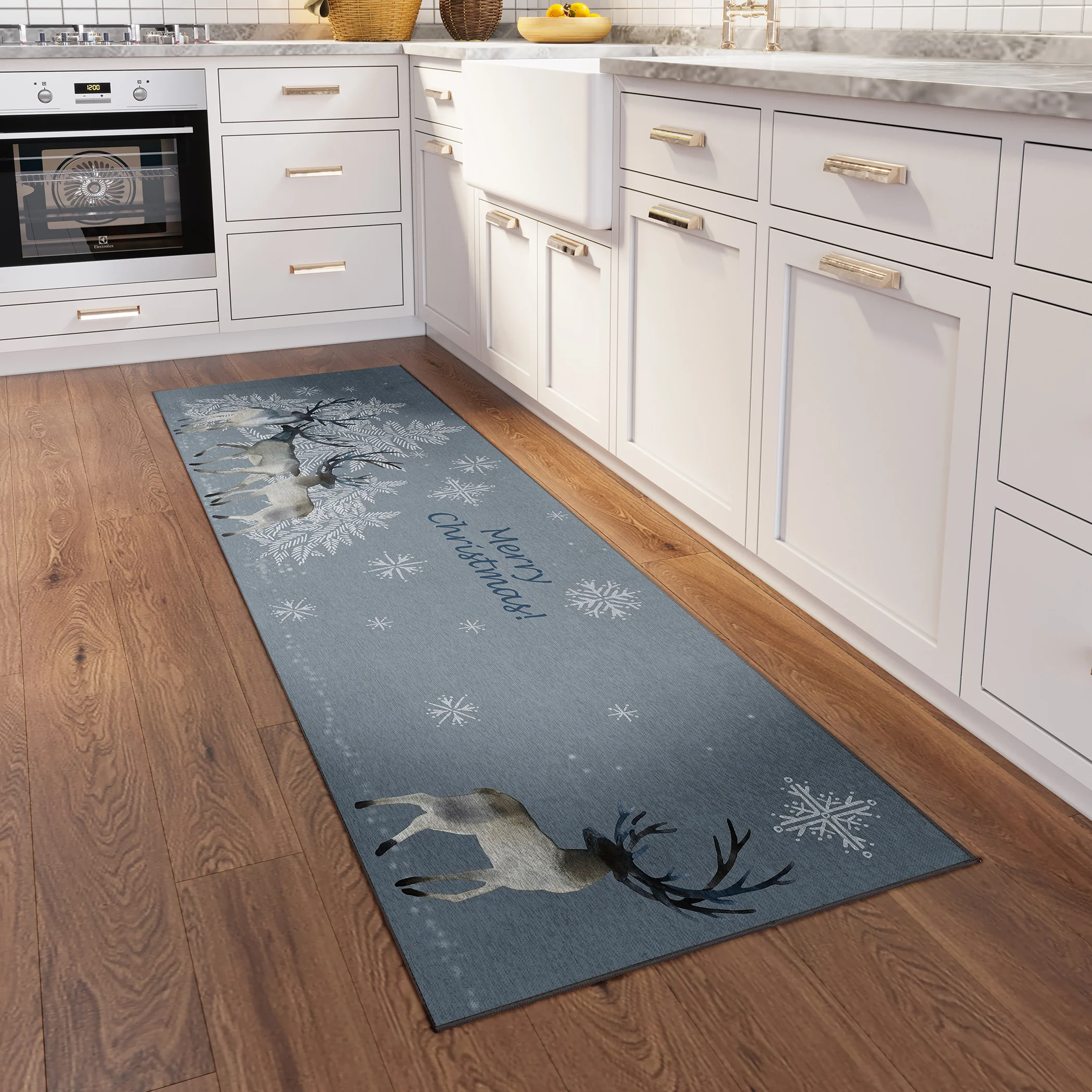 Wonderland Grey Polyester Area Rug - Image 2