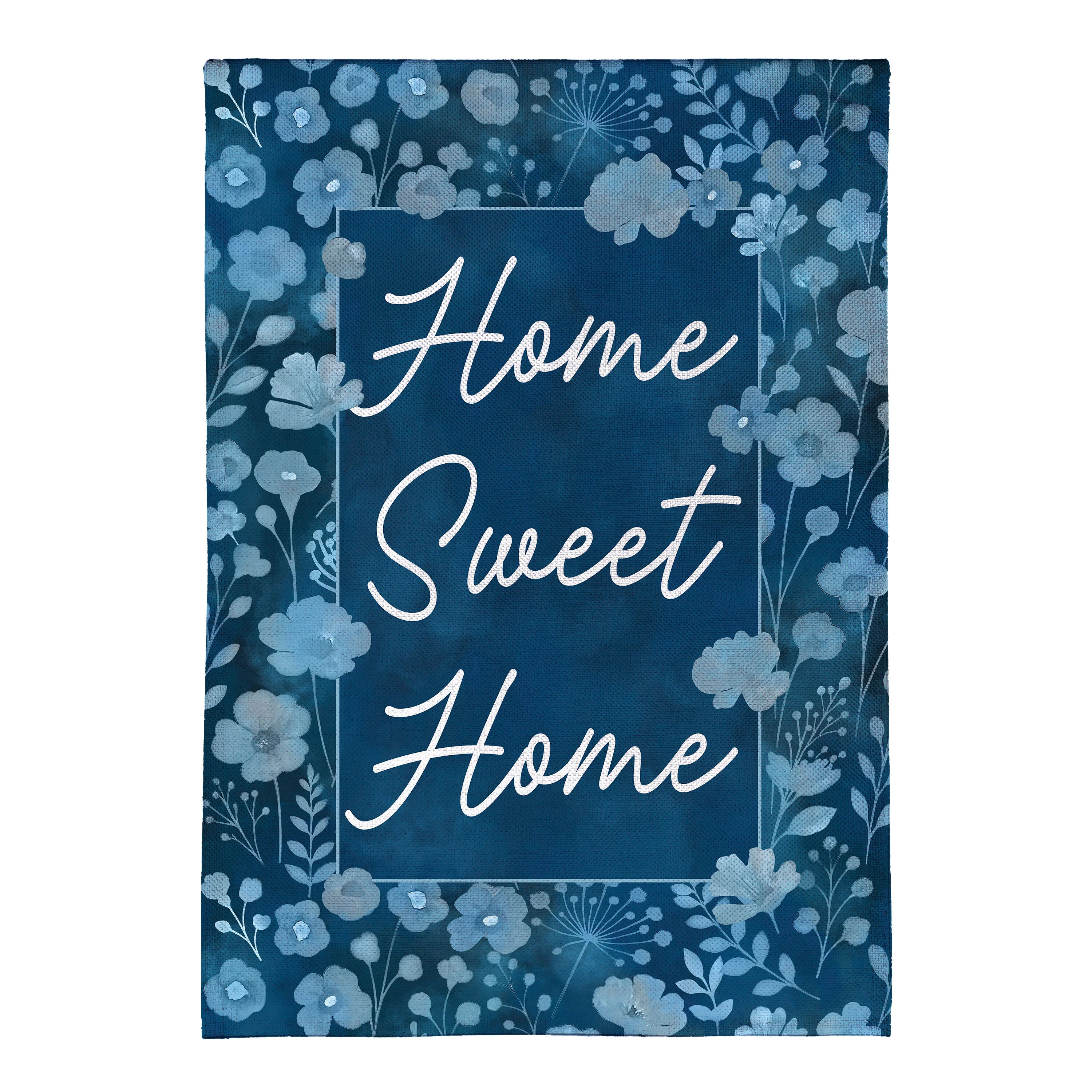 VivaStyle Gilded Meadow Burlap Garden Flag "Home Sweet Home" - Image 3