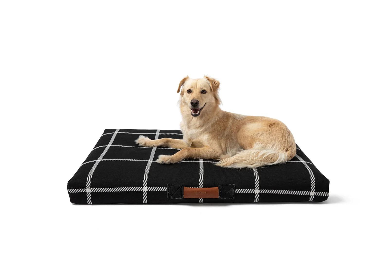 Black Plaid Dog Bed | Dog Bed or Bed Cover - Image 3