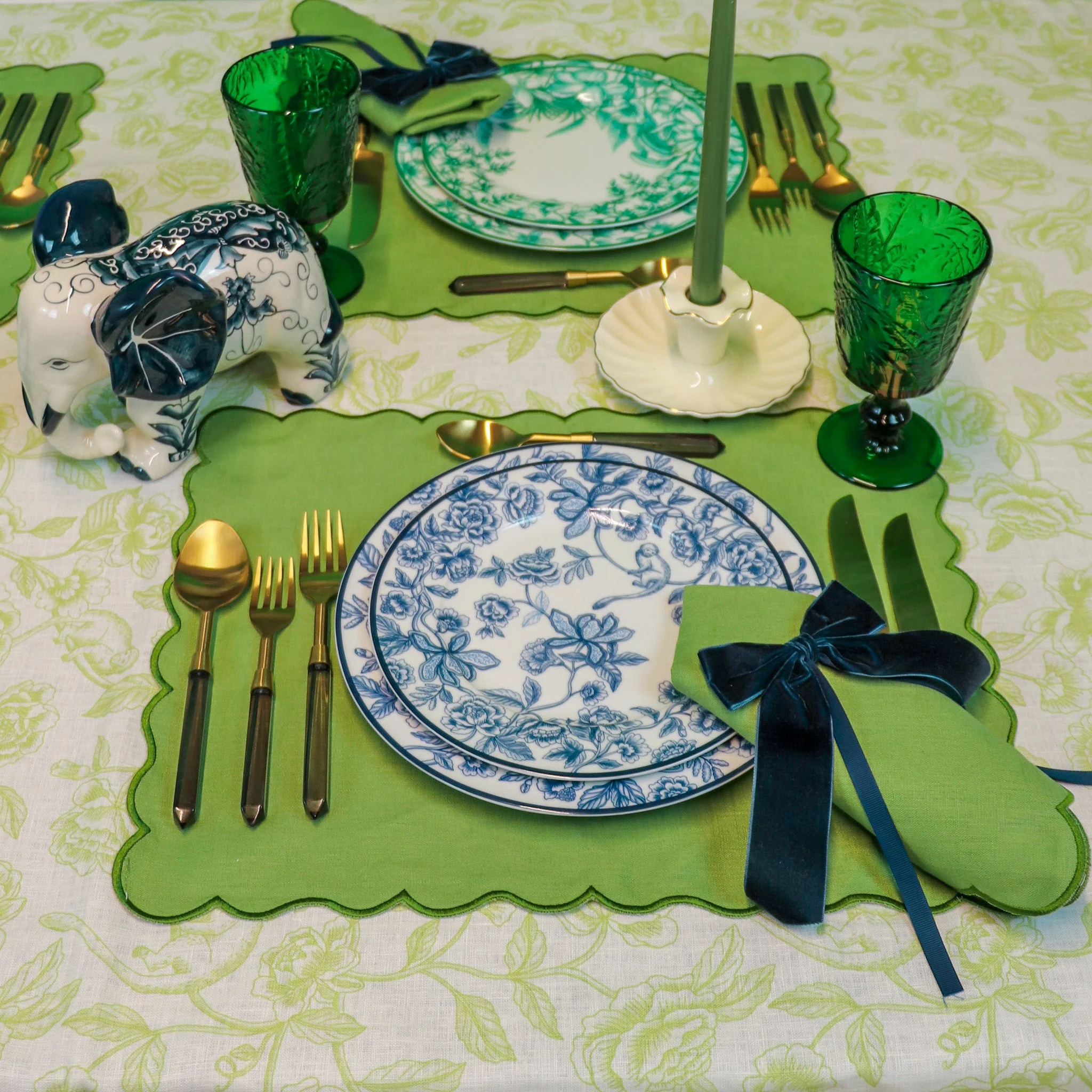 Botanic Imprinted Chalice - Set of 6 - Image 6