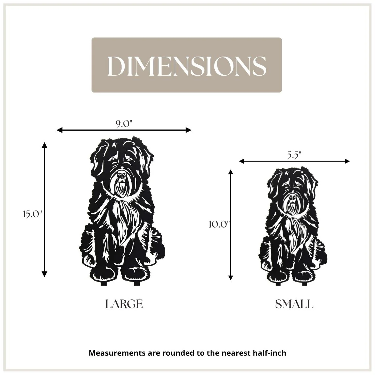 Bouvier Des Flandres Garden Stake - Image 4
