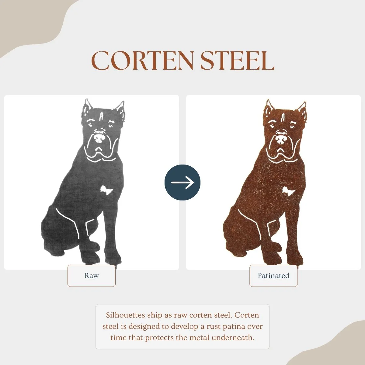 Cane Corso Garden Stake - Image 3