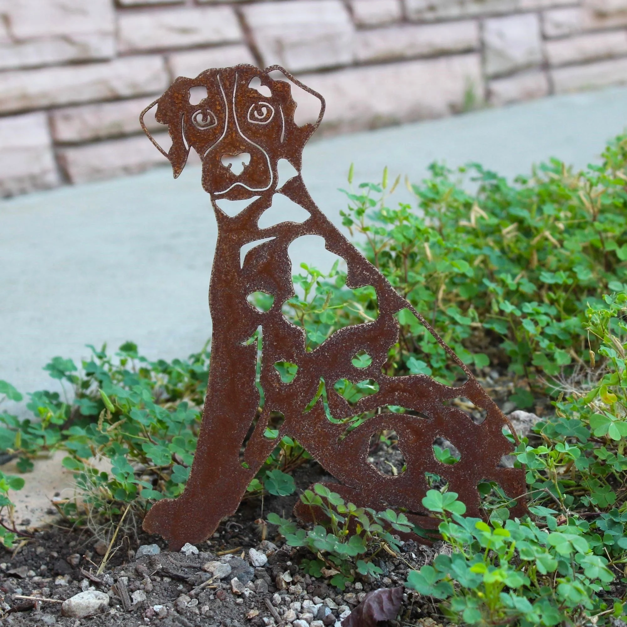 Catahoula Leopard Dog Garden Stake - Image 5