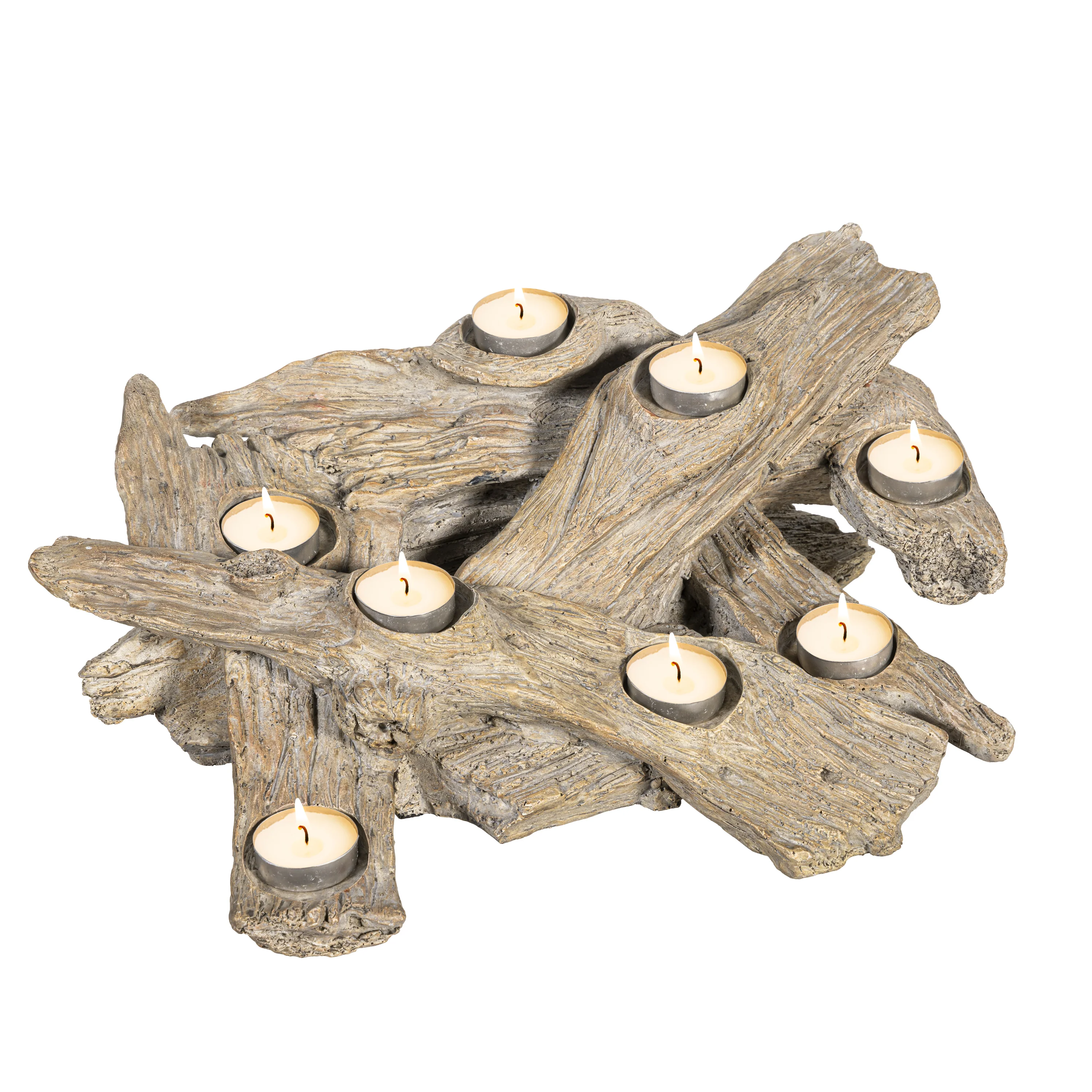 Resin Driftwood Hearth Candle Holder - Image 8