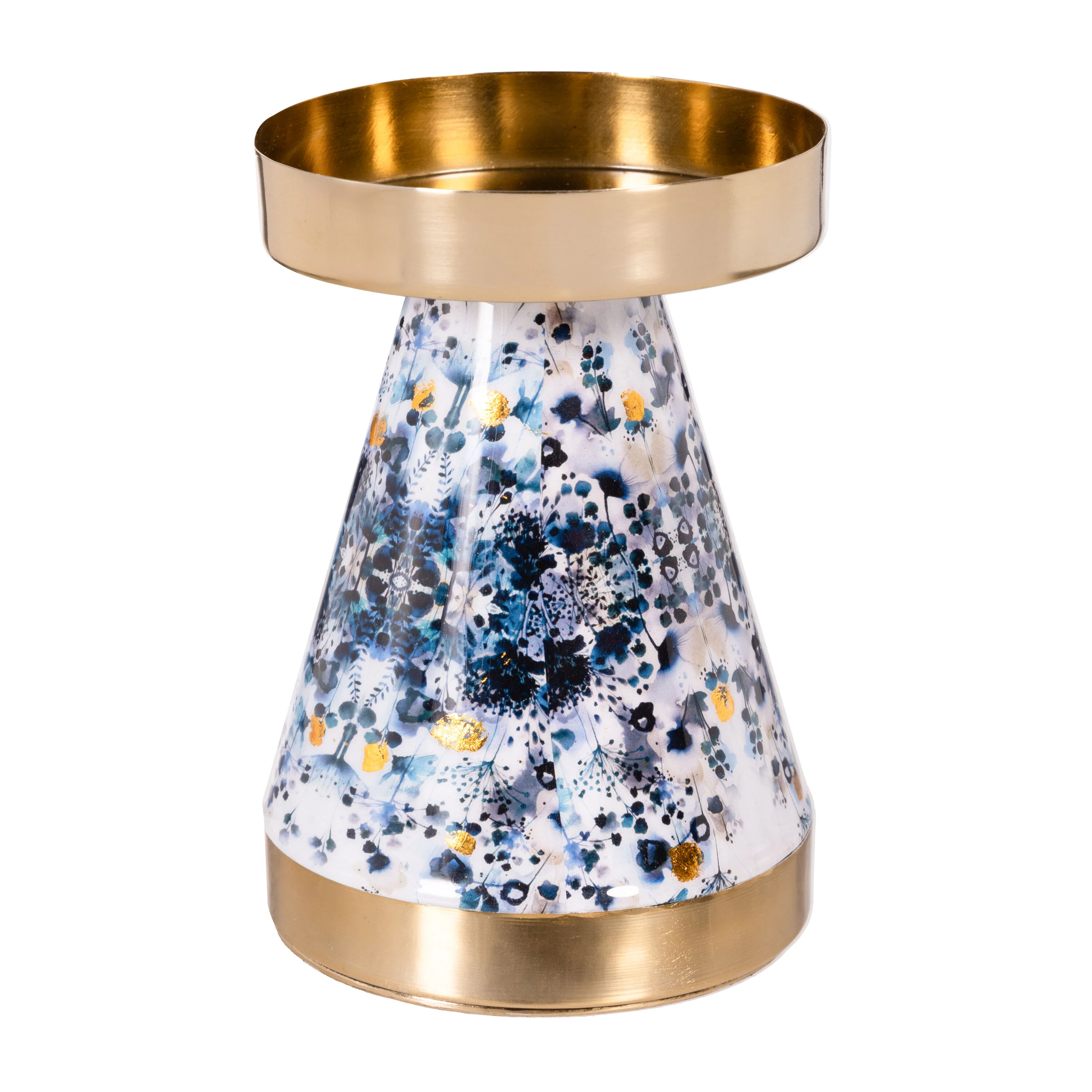 VivaStyle Gilded Meadow Candle Holder, Metal, Set of 2 - Image 5